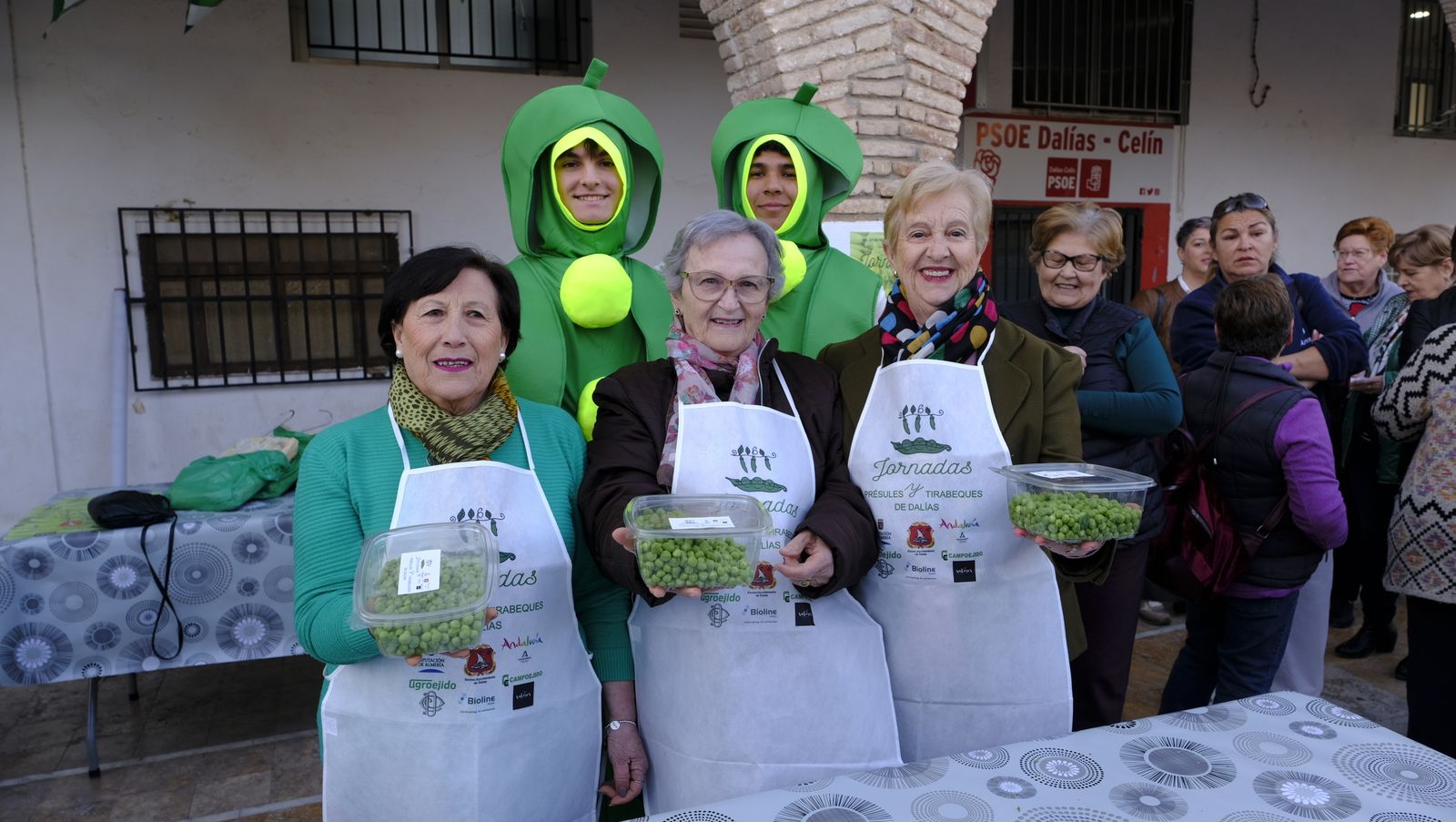 Imágenes de las Jornadas de Présules y Tirabeques en Dalías