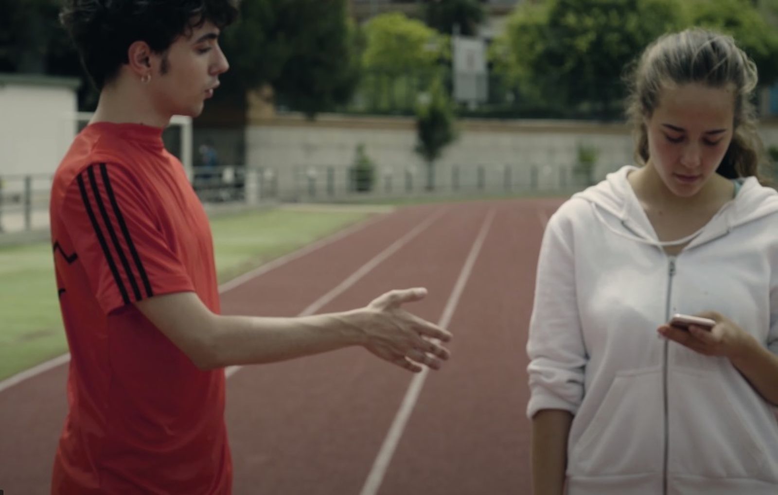 Un fotograma de la película de la joven granadina.