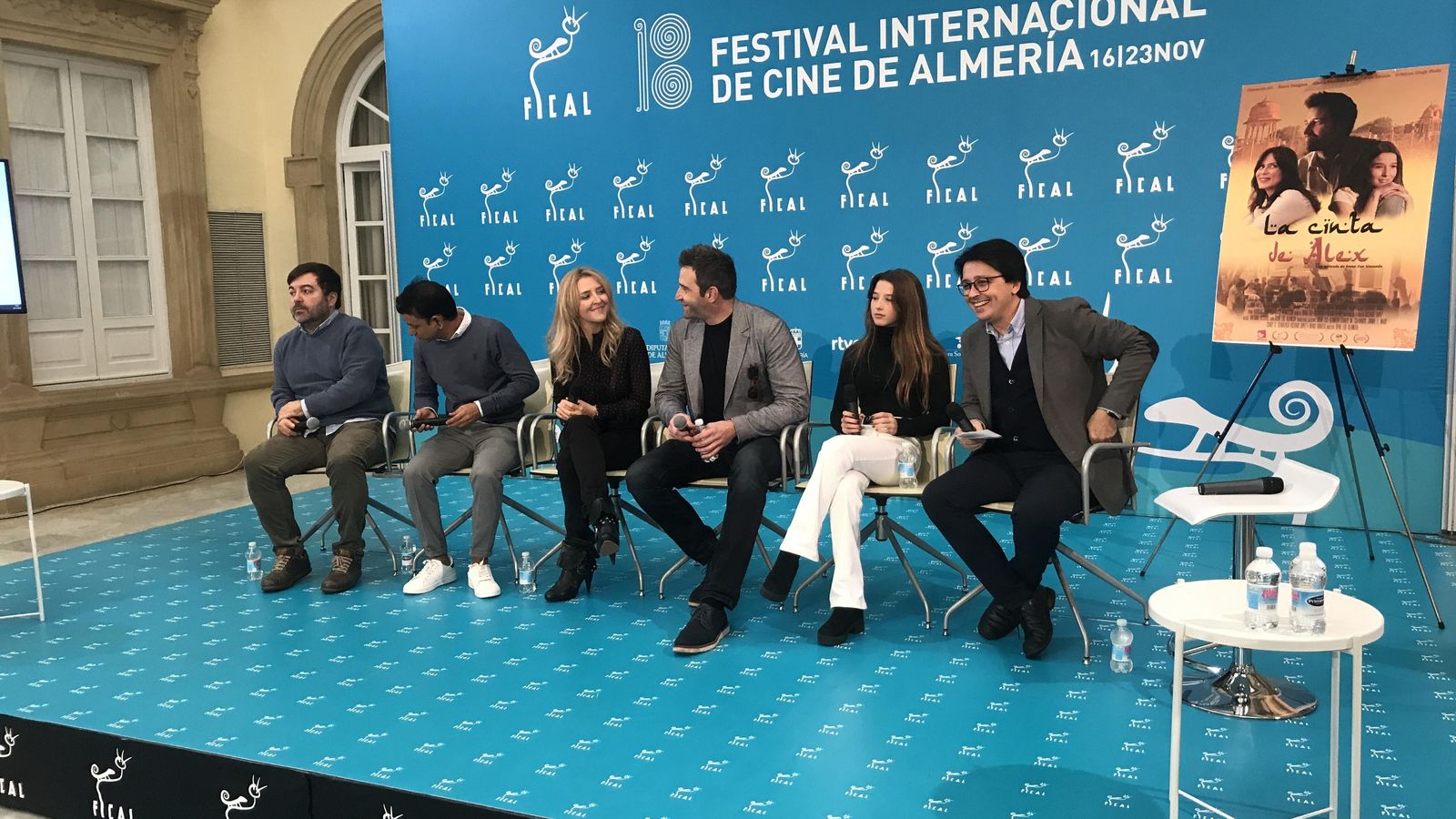 Presentación de 'La cinta de Álex'.