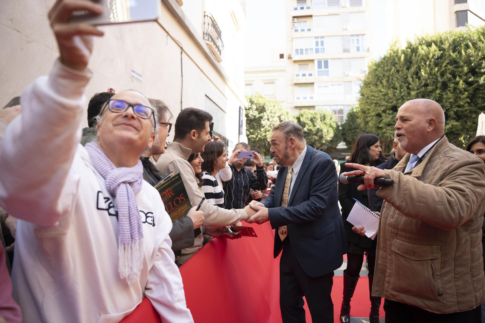 La estrella a JOHN RHYS-DAVIES luce en el paseo de la fama de Almería