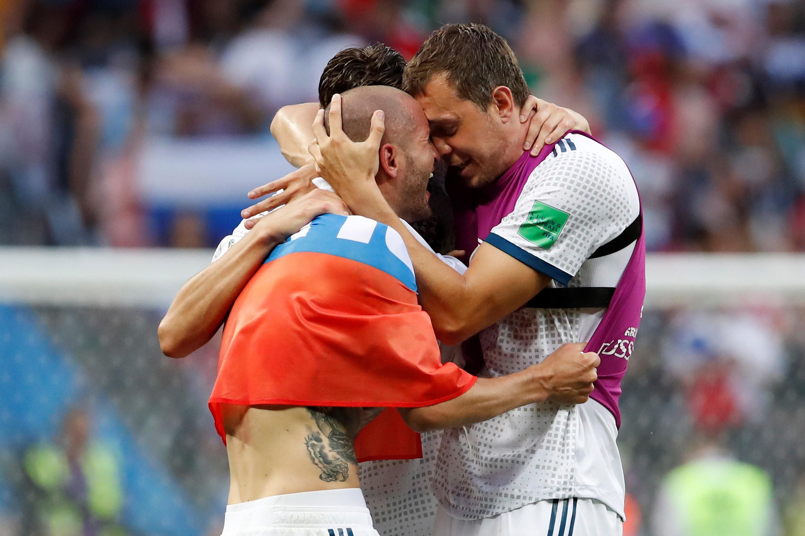 Las imágenes del España-Rusia