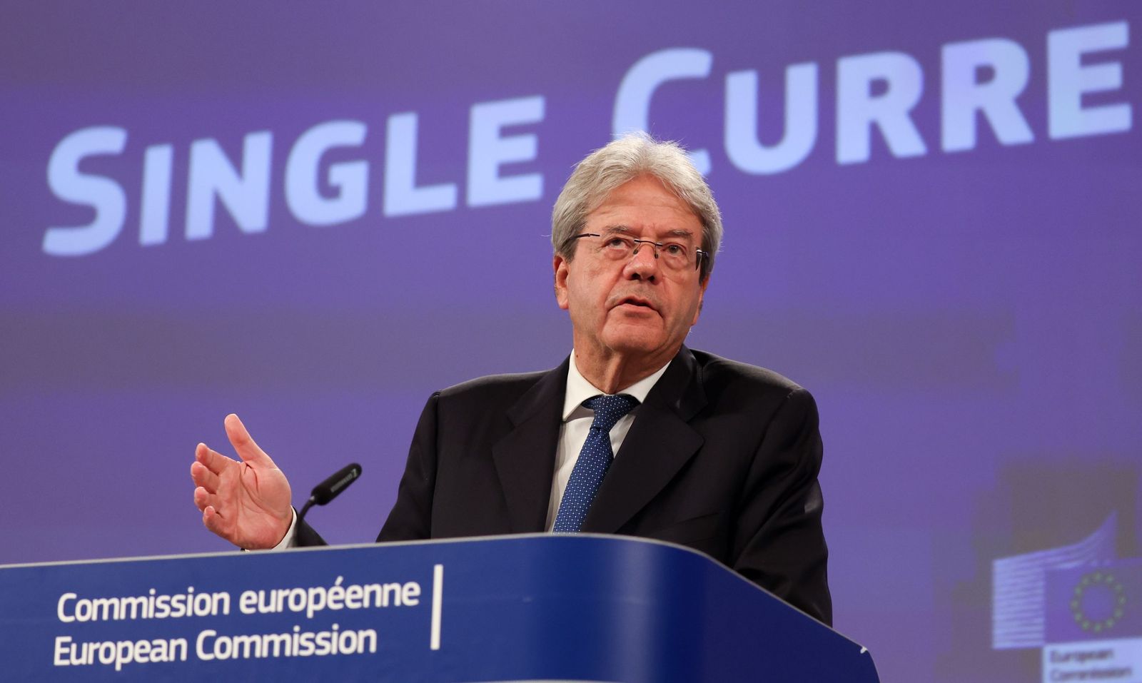 El comisario de Economía de la UE, Paolo Gentiloni, este miércoles en Bruselas.