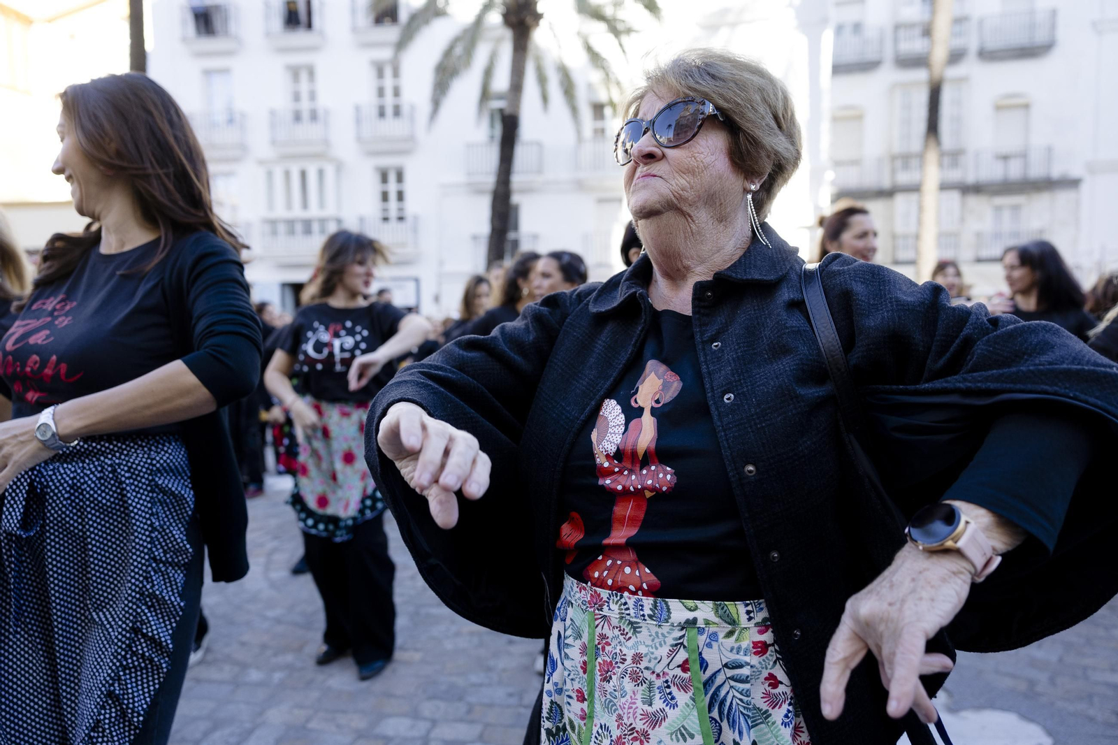Búscate en las imágenes del flashmob del Día del Flamenco