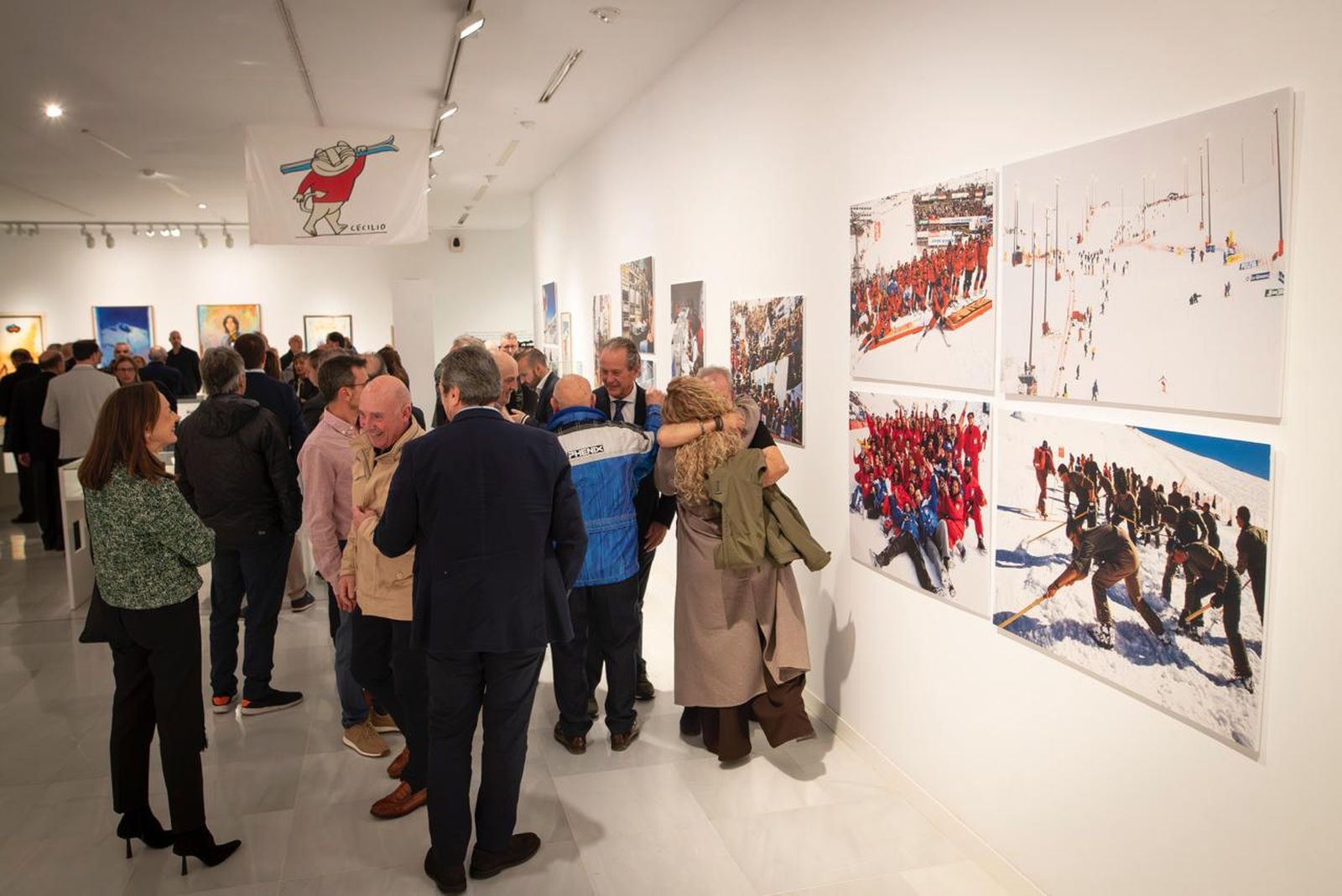 Fotos: la exposición del 30 aniversario de los Campeonatos del Mundo de Esquí Alpino en Granada