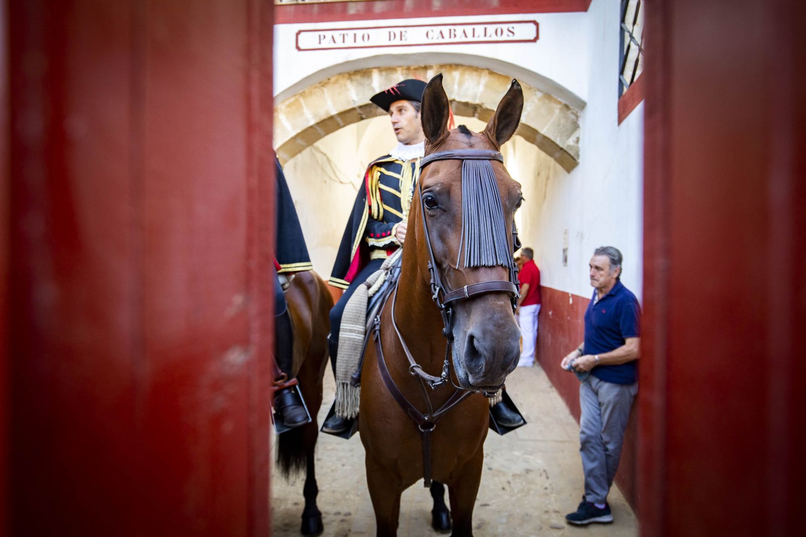 Daniel Crespo, Manzanares y Juan Ortega, en la plaza de toros de El Puerto