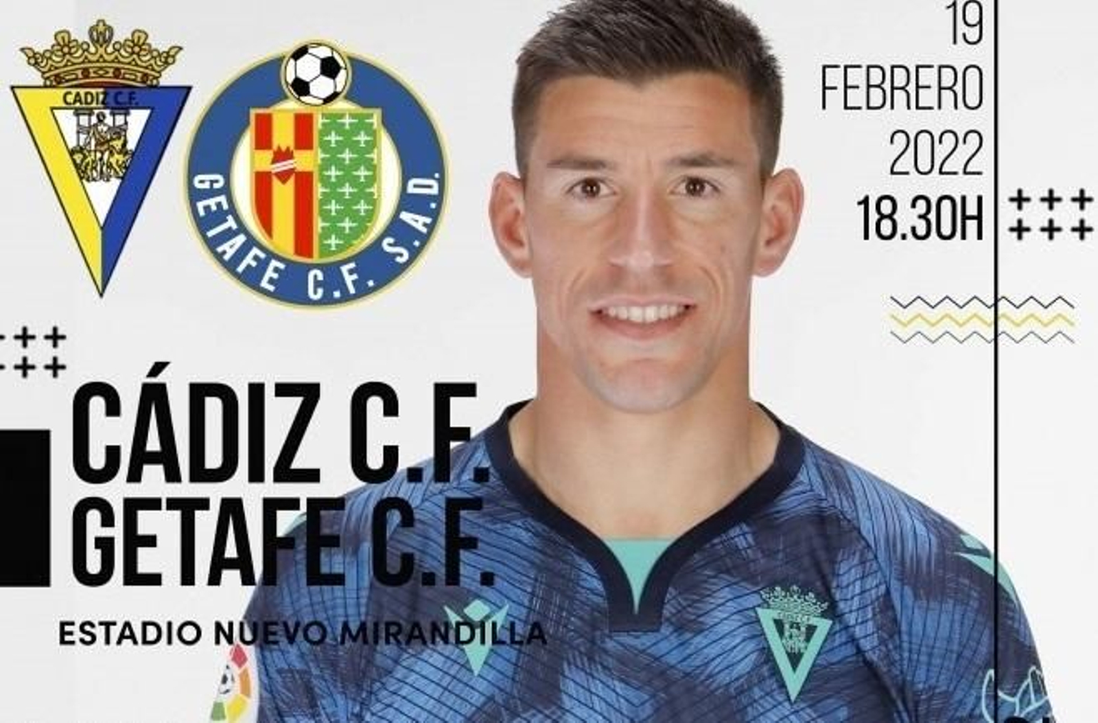 Cartel del encuentro del sábado día 19.