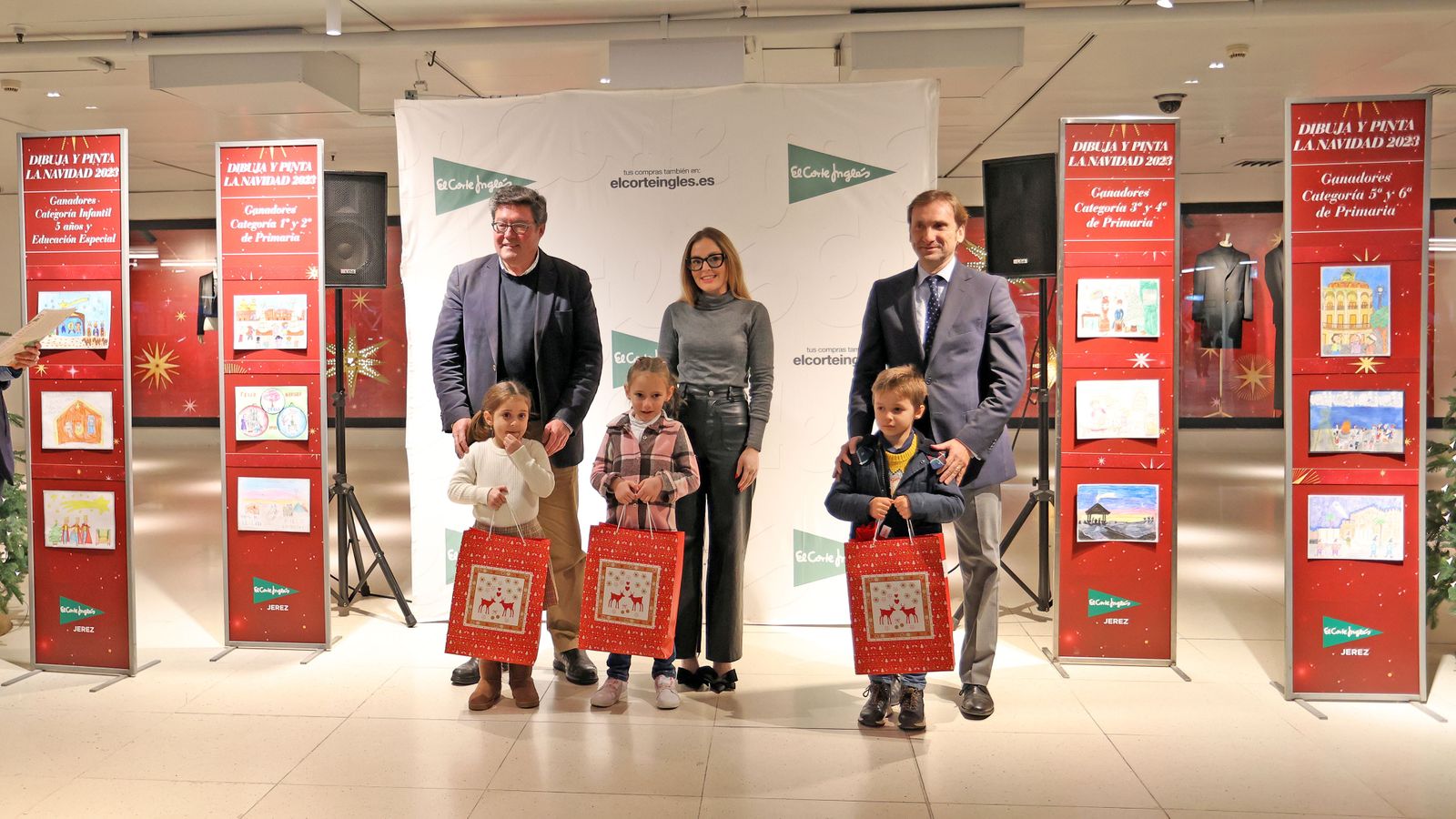 'Concurso Infantil Dibuja y Pinta la Navidad 2023' de El Corte Inglés Jerez