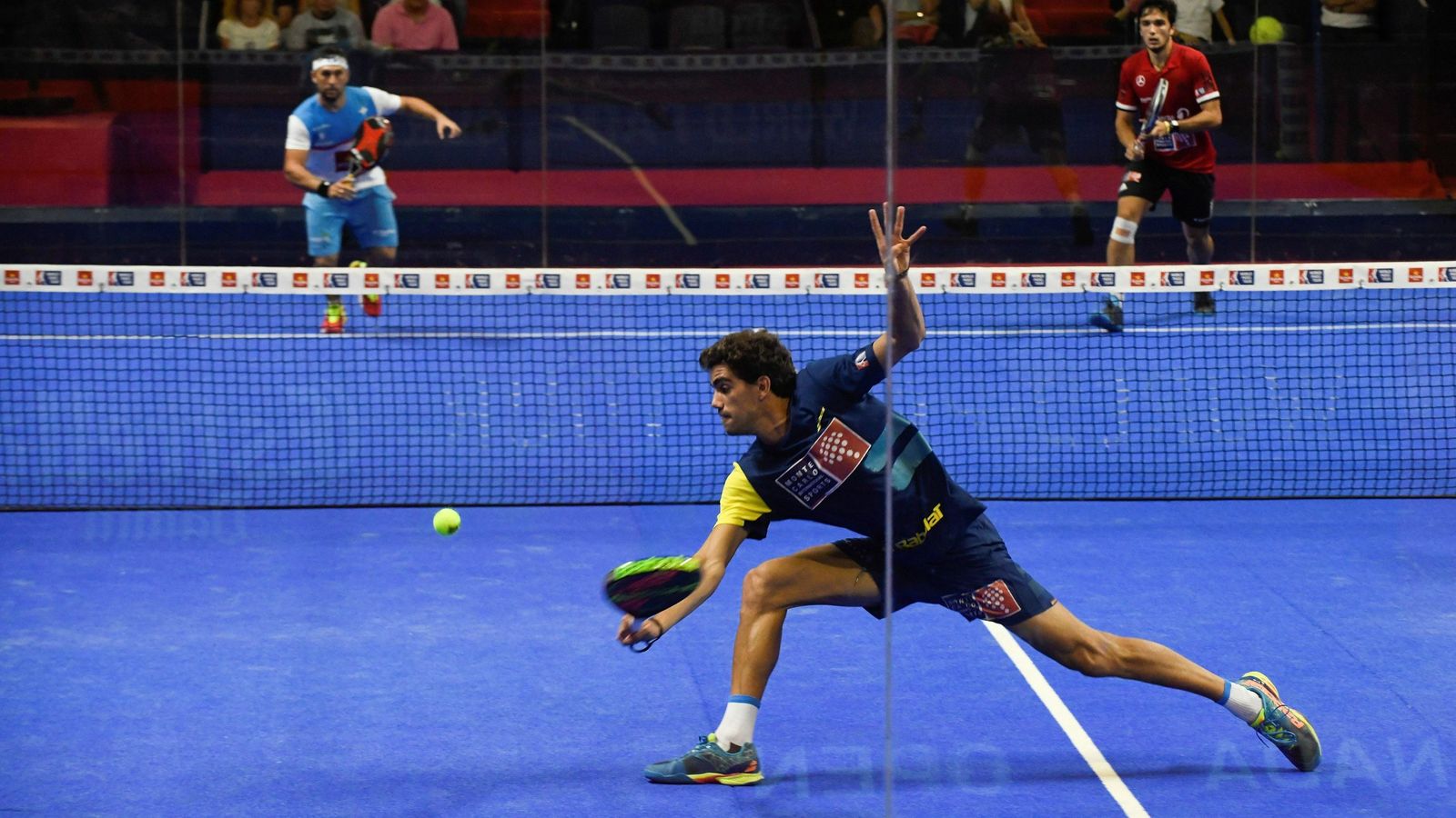 Un partido del World Pádel Tour en Granada