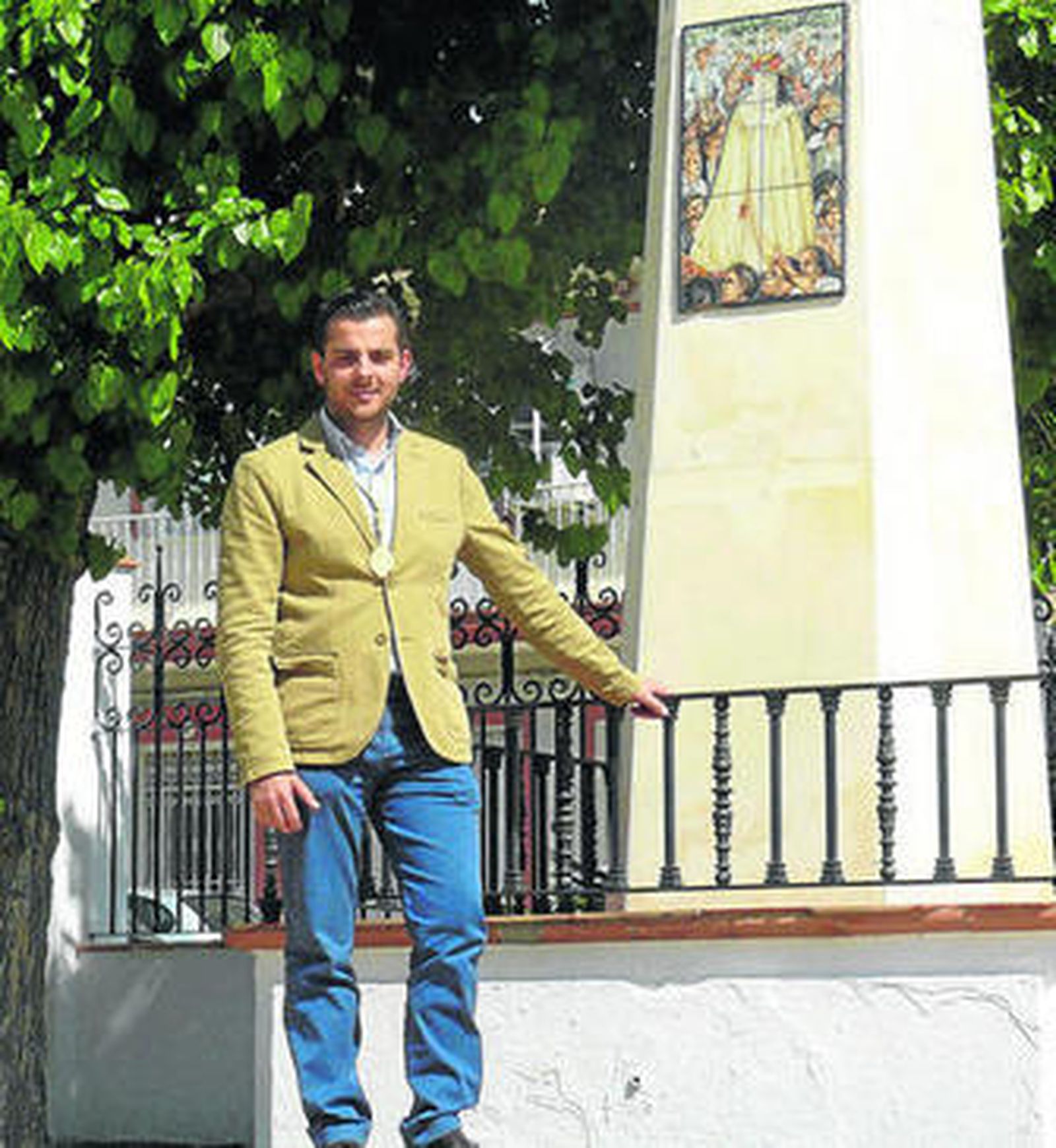 Antonio Acosta, hermano mayor de la Hermandad Matriz del Rocío de Almonte.