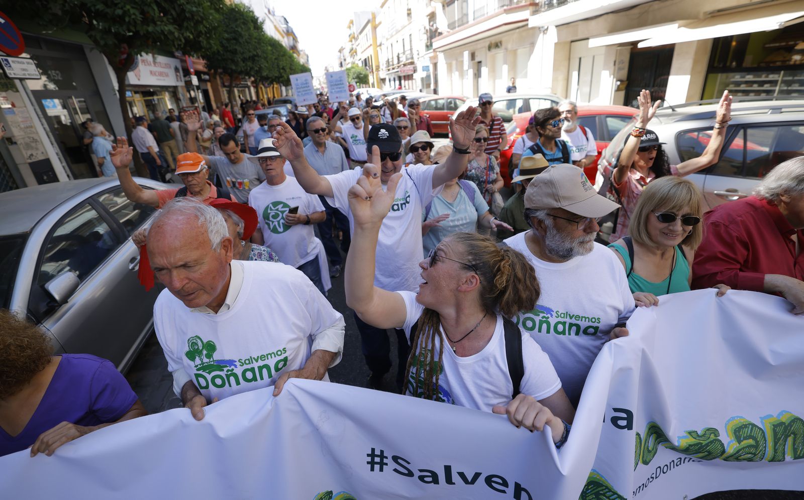 Las fotos de la manifestación en defensa de Doñana