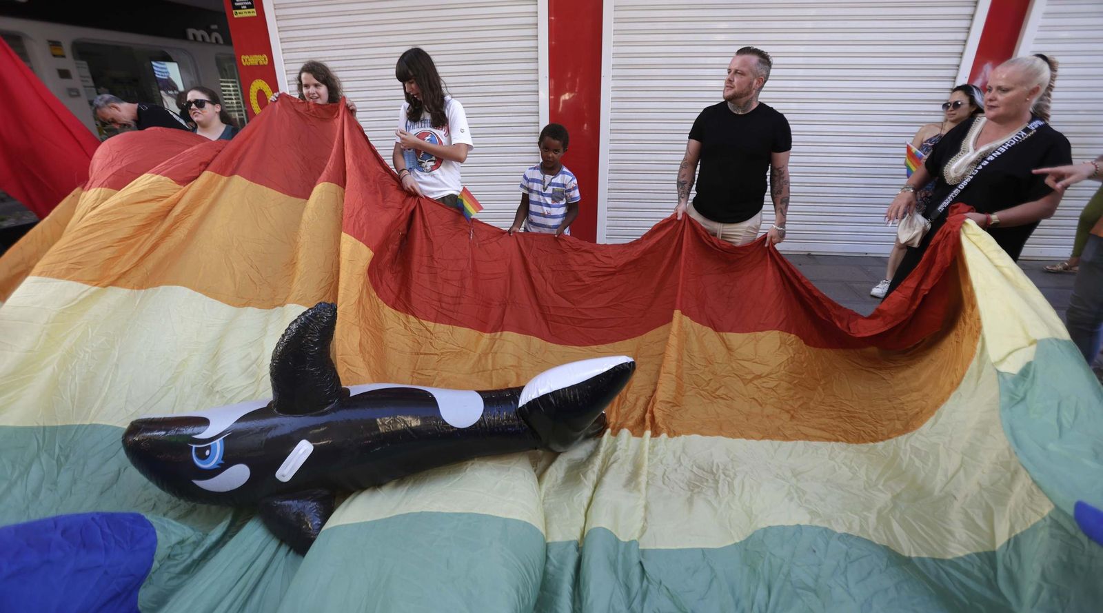 Manifestación por el Día del Orgullo LGTBIQ+ en La Línea