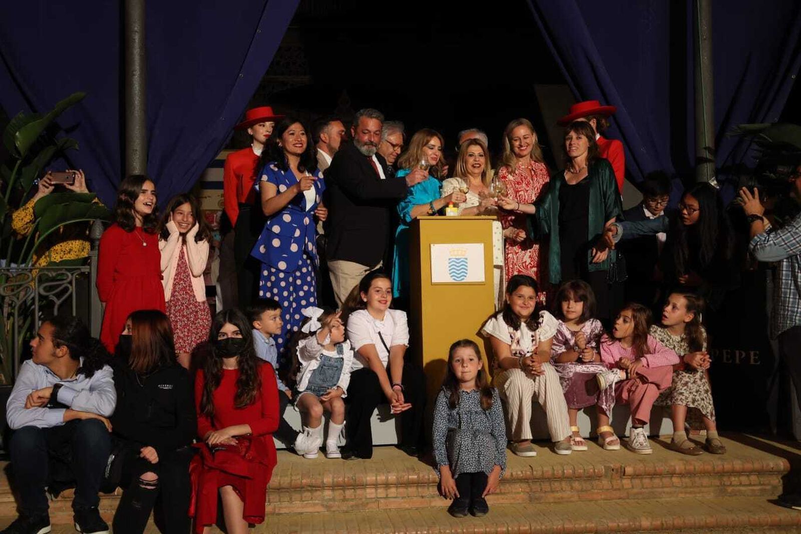 Las imágenes del encendido del alumbrado de la Feria de Jerez