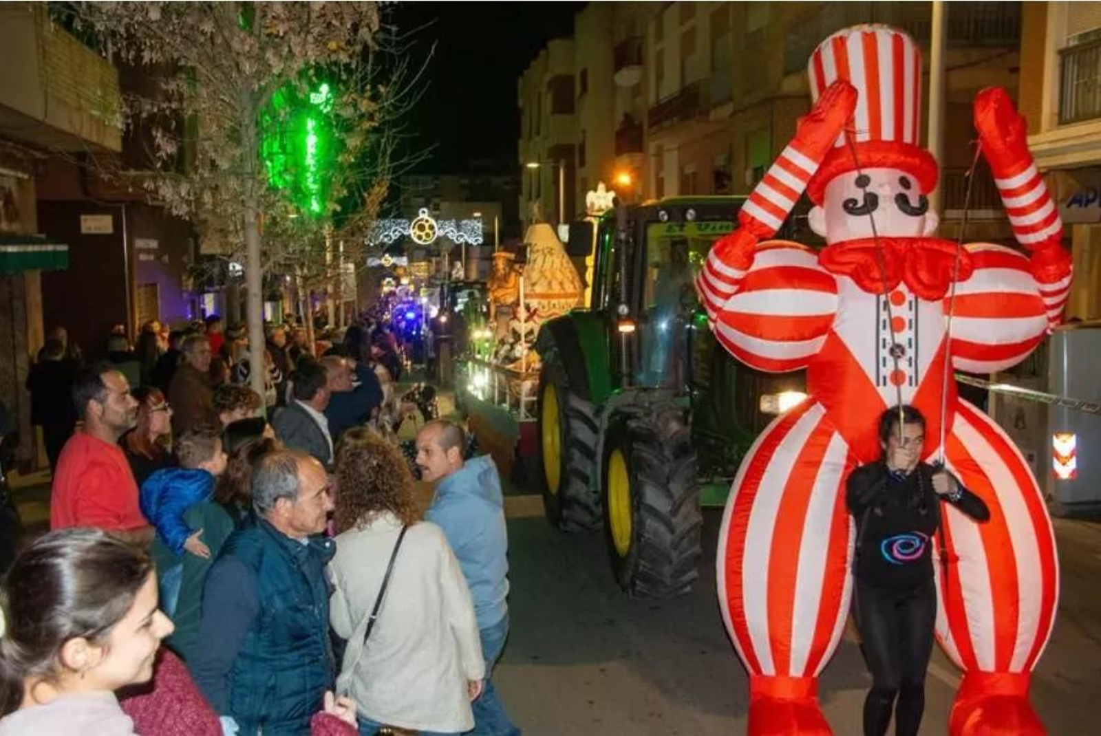 La Cabalgata de Motril a su paso por la calle Ancha, en una imagen de archivo