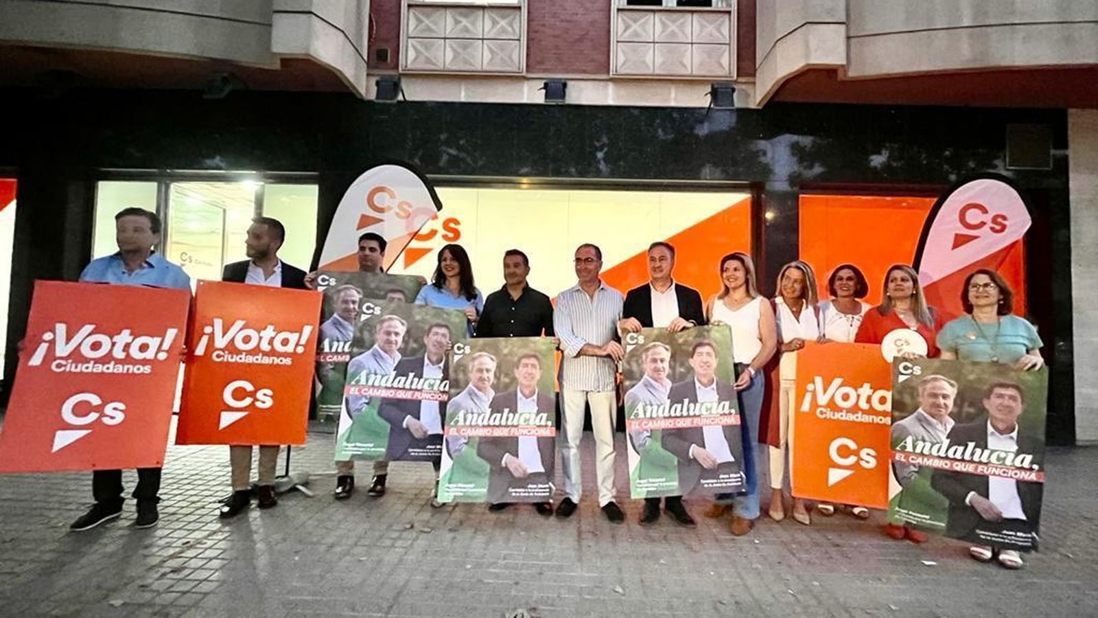 Inicio de la campaña de Ciudadanos.