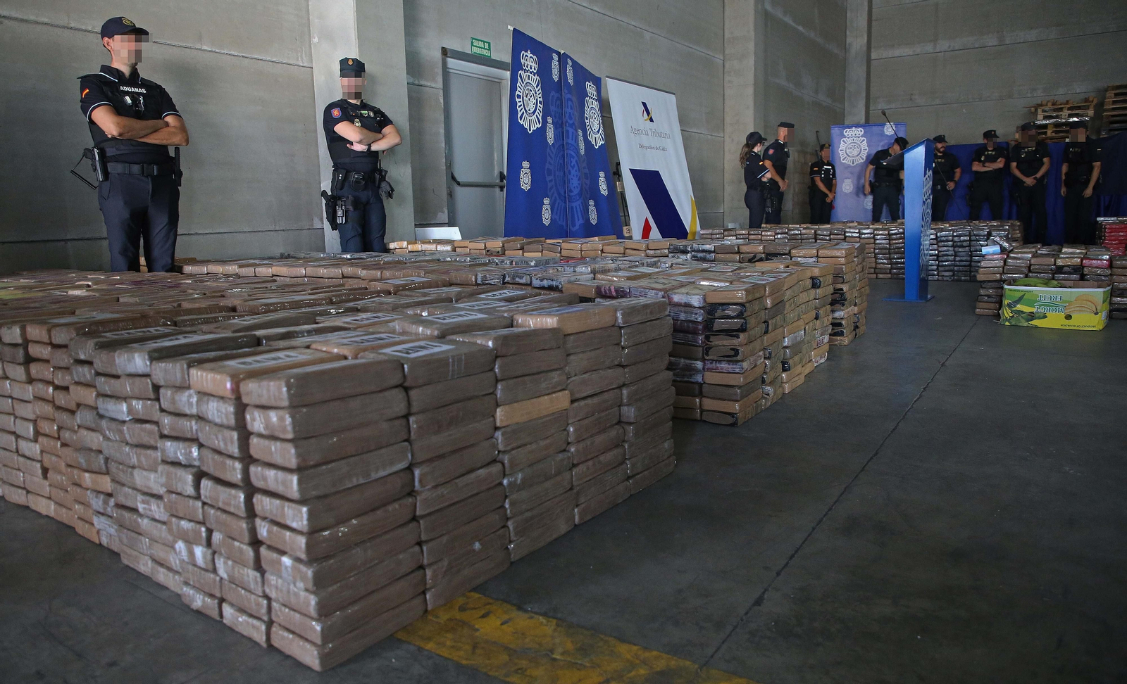 Fotos del mayor alijo de cocaína de la historia de España intervenido en Algeciras