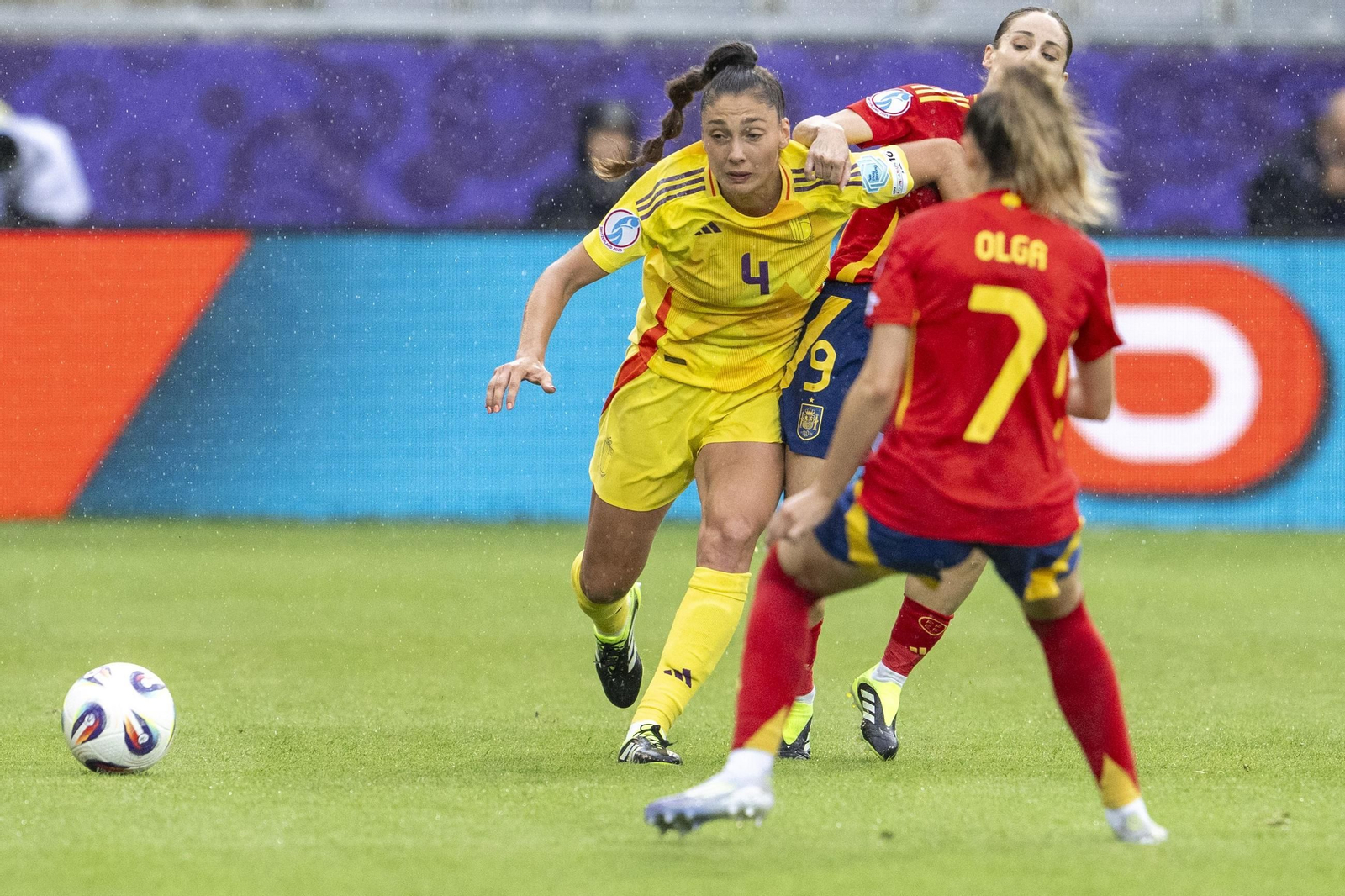 Las fotos de la goleada de España sobre Bélgica en la Eurocopa femenina