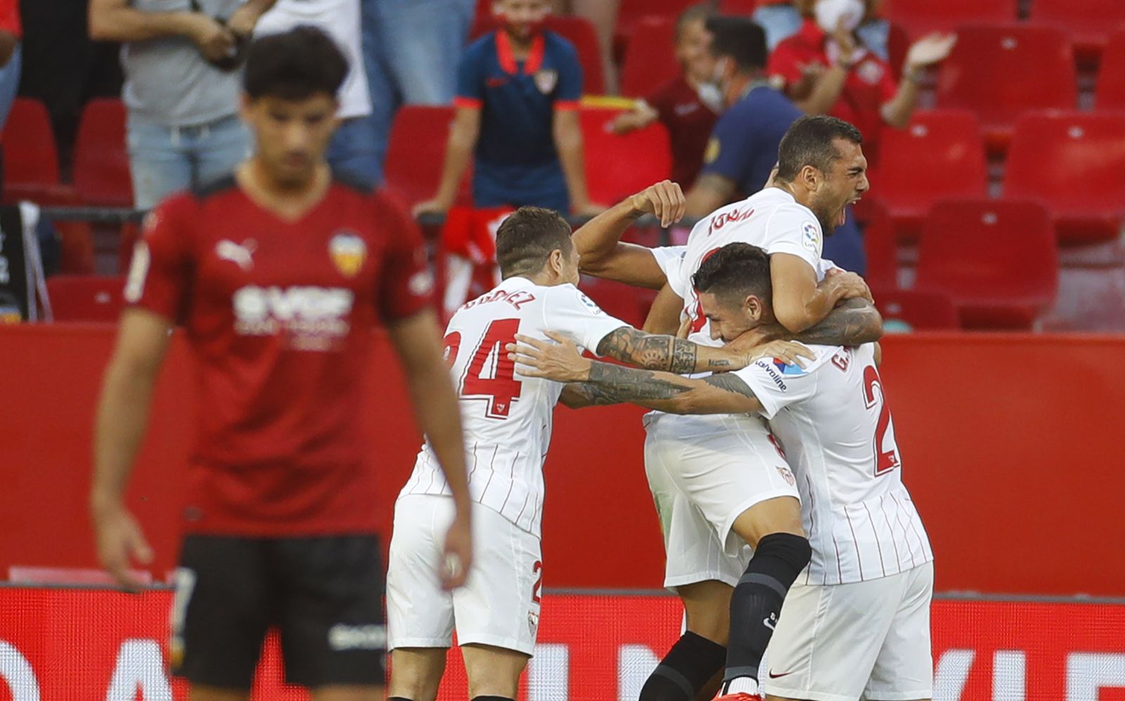 Las imágenes del Sevilla fc-Valencia