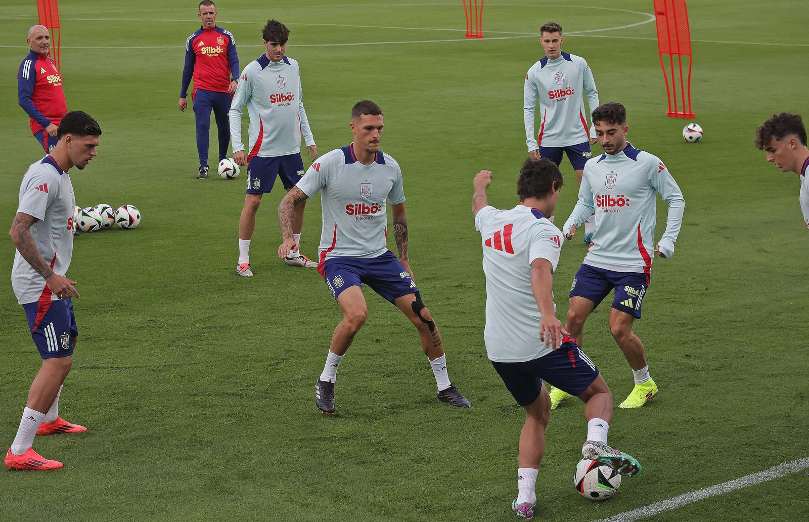 Fotos del entrenamiento de la selección española sub-21 en La Línea