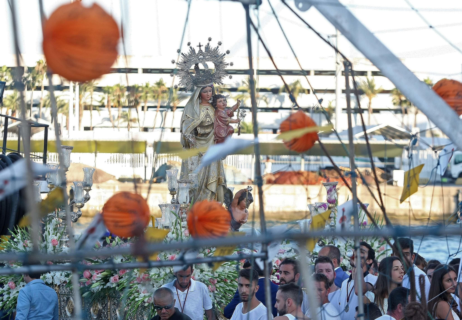 Imágenes de la Virgen del Carmen en Algeciras