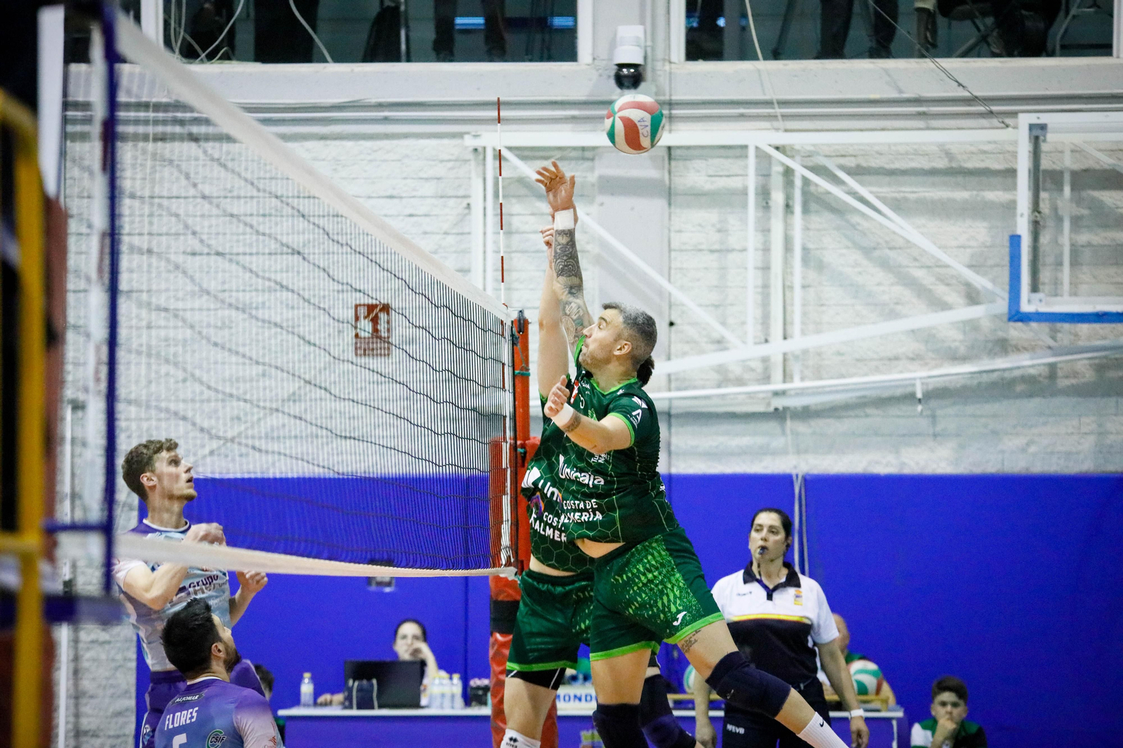 Imágenes del partido entre Unicaja Almería y Grupo Herce Soria