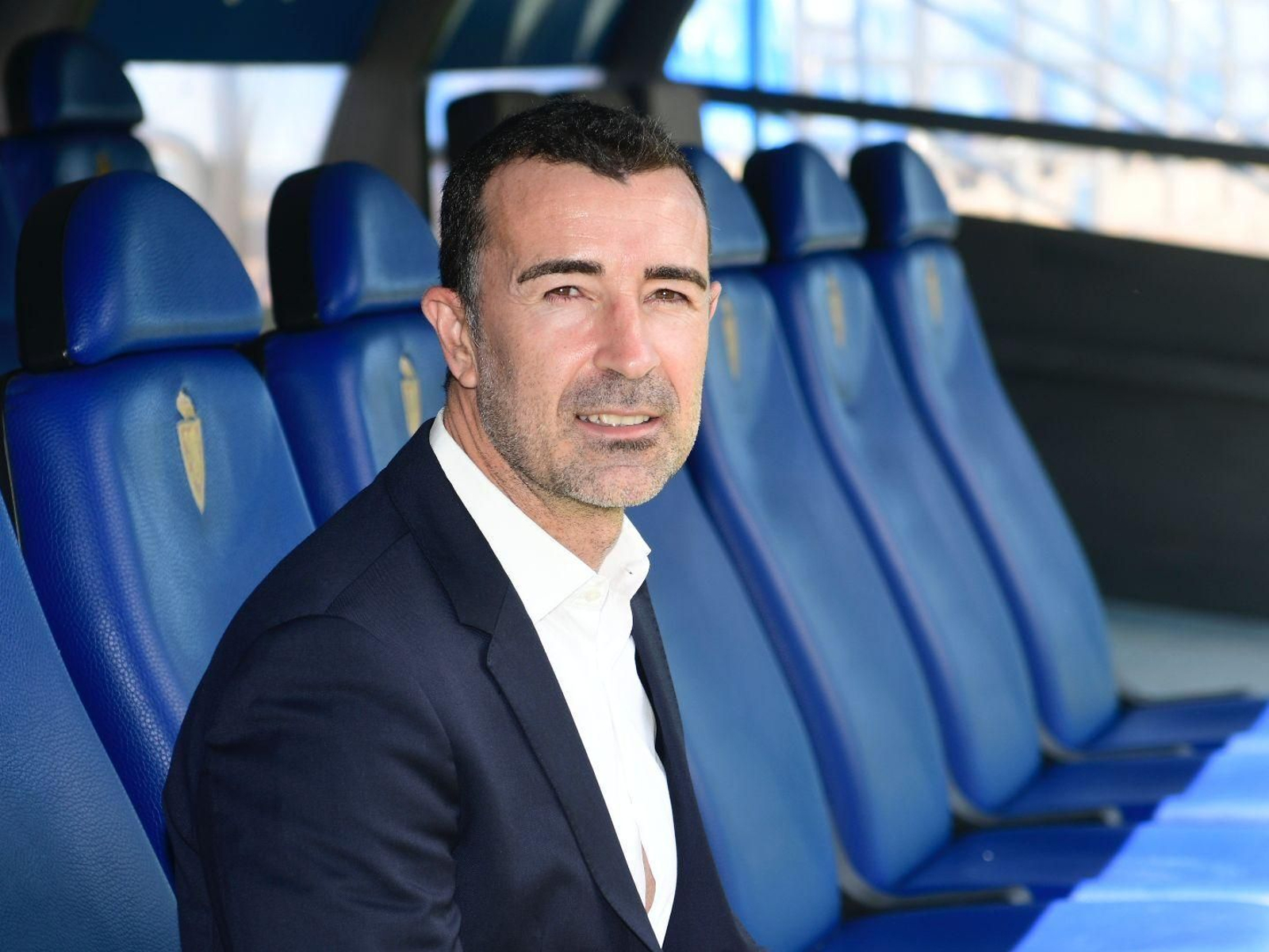 El entrenador del Zaragoza, Juan Carlos Carcedo.