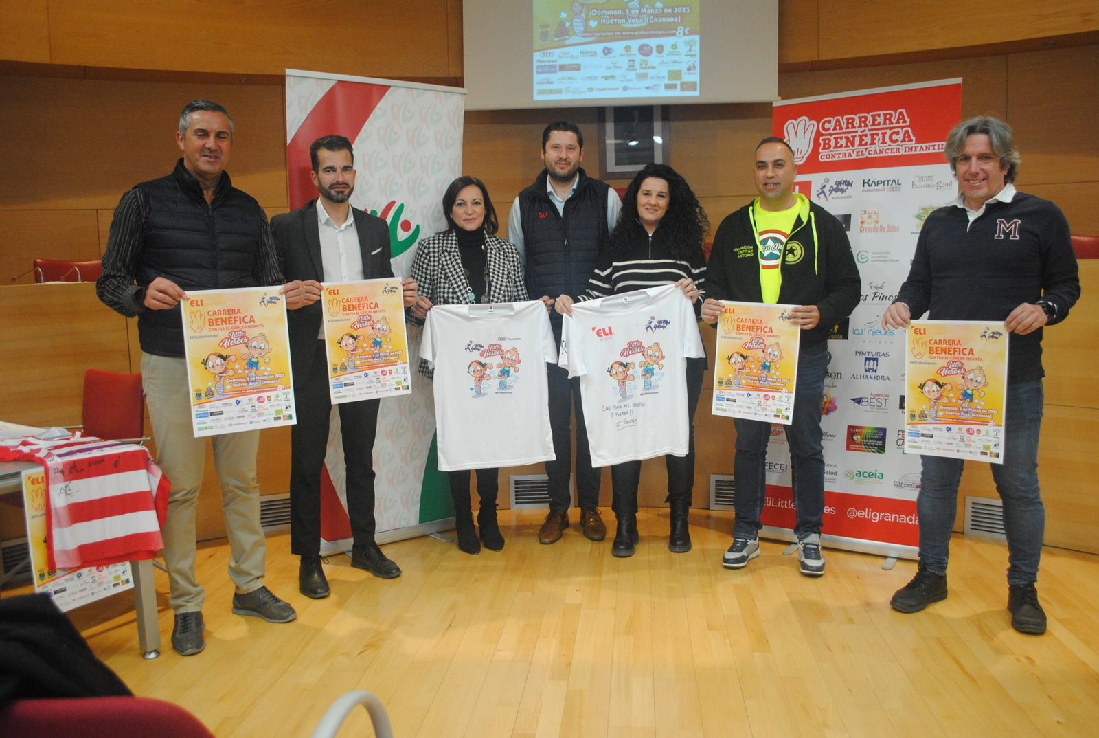 Presentación de la carrera Little Heroes
