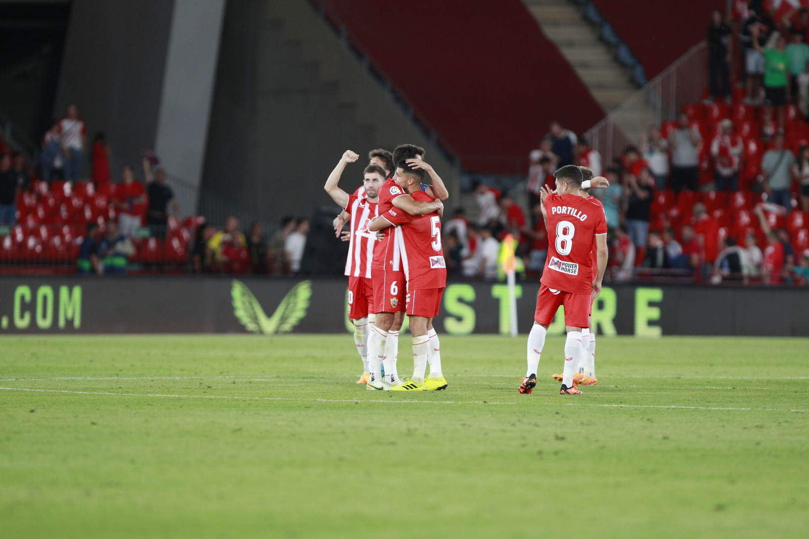Imágenes del partido U.D. Almería-Elche C.F.