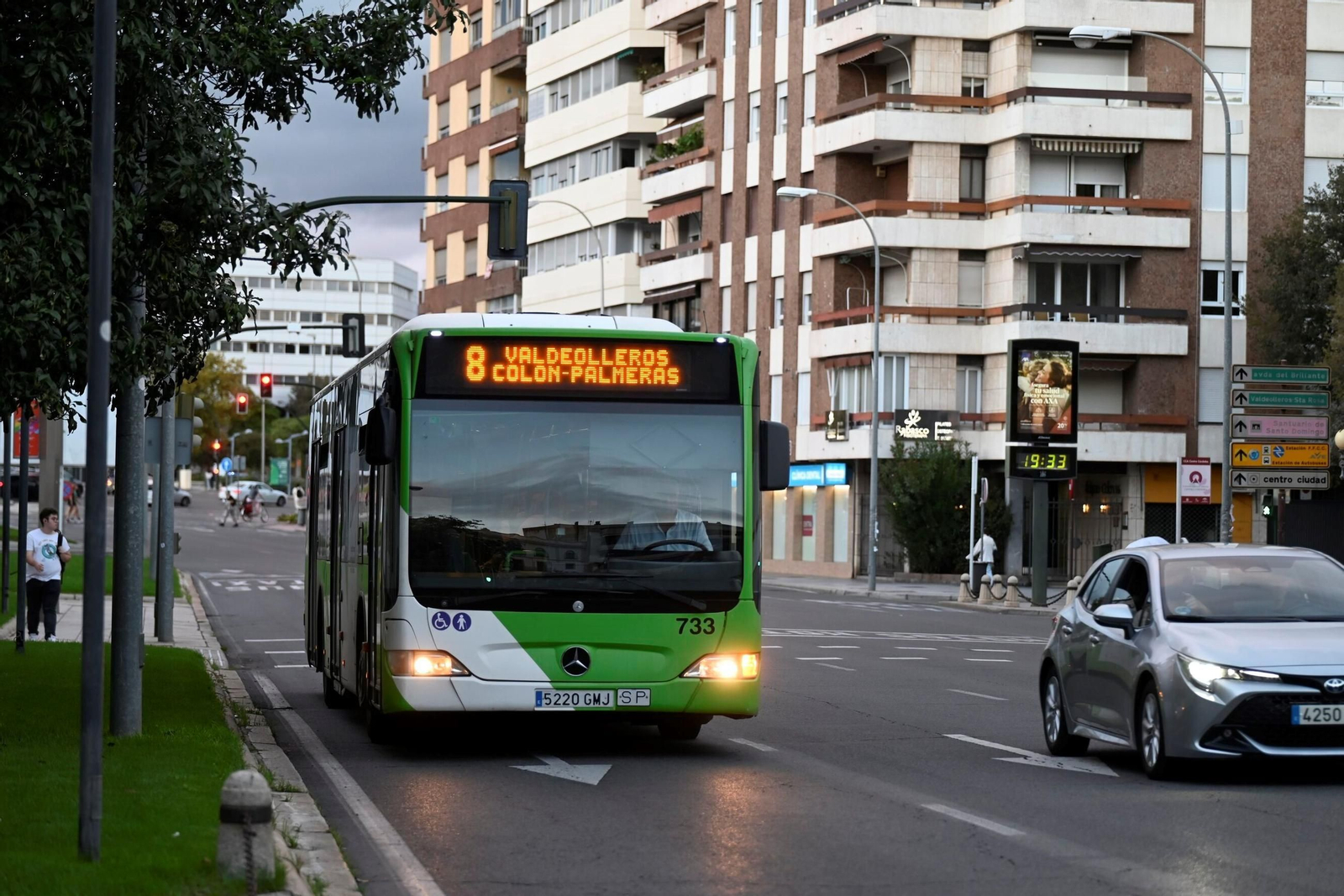 Un autobús de Aucorsa