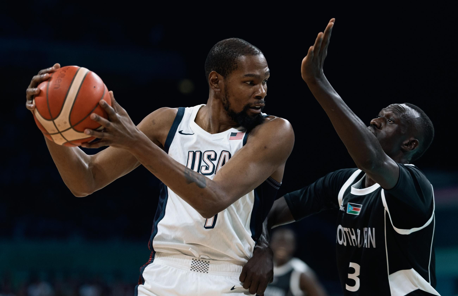 Durant, frente a Sudán del Sur. Durant, frente a Sudán del Sur.