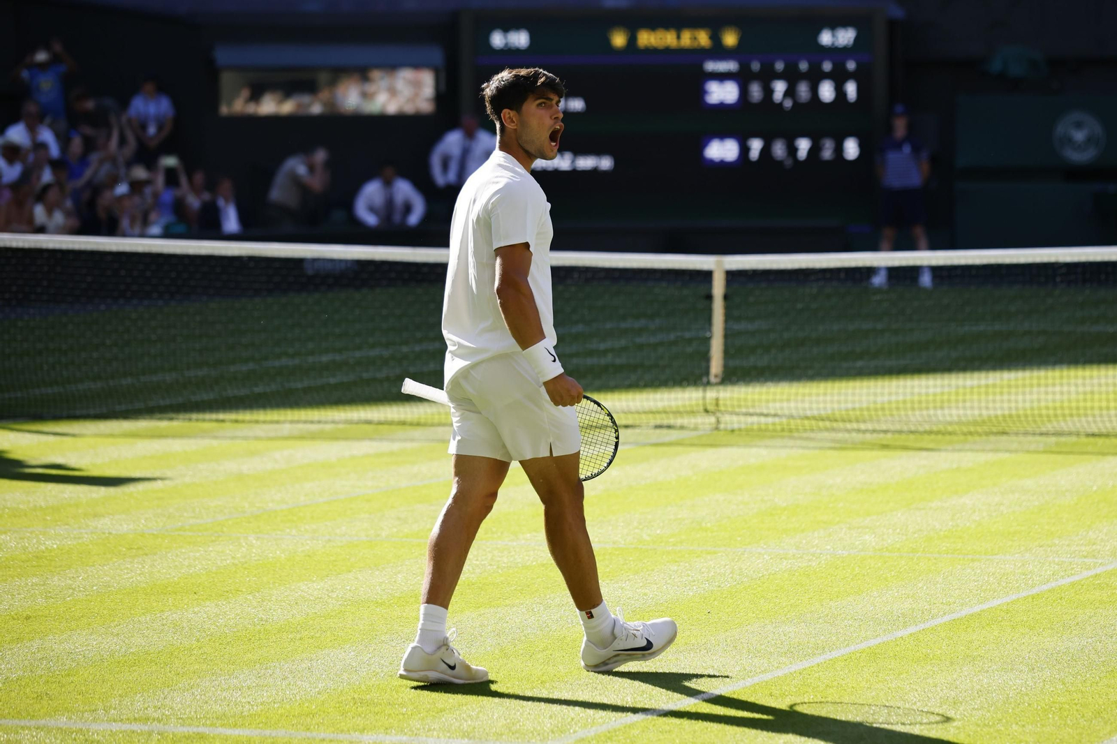 Las imágenes del debut de Alcaraz en Wimbledon y del resto de la jornada