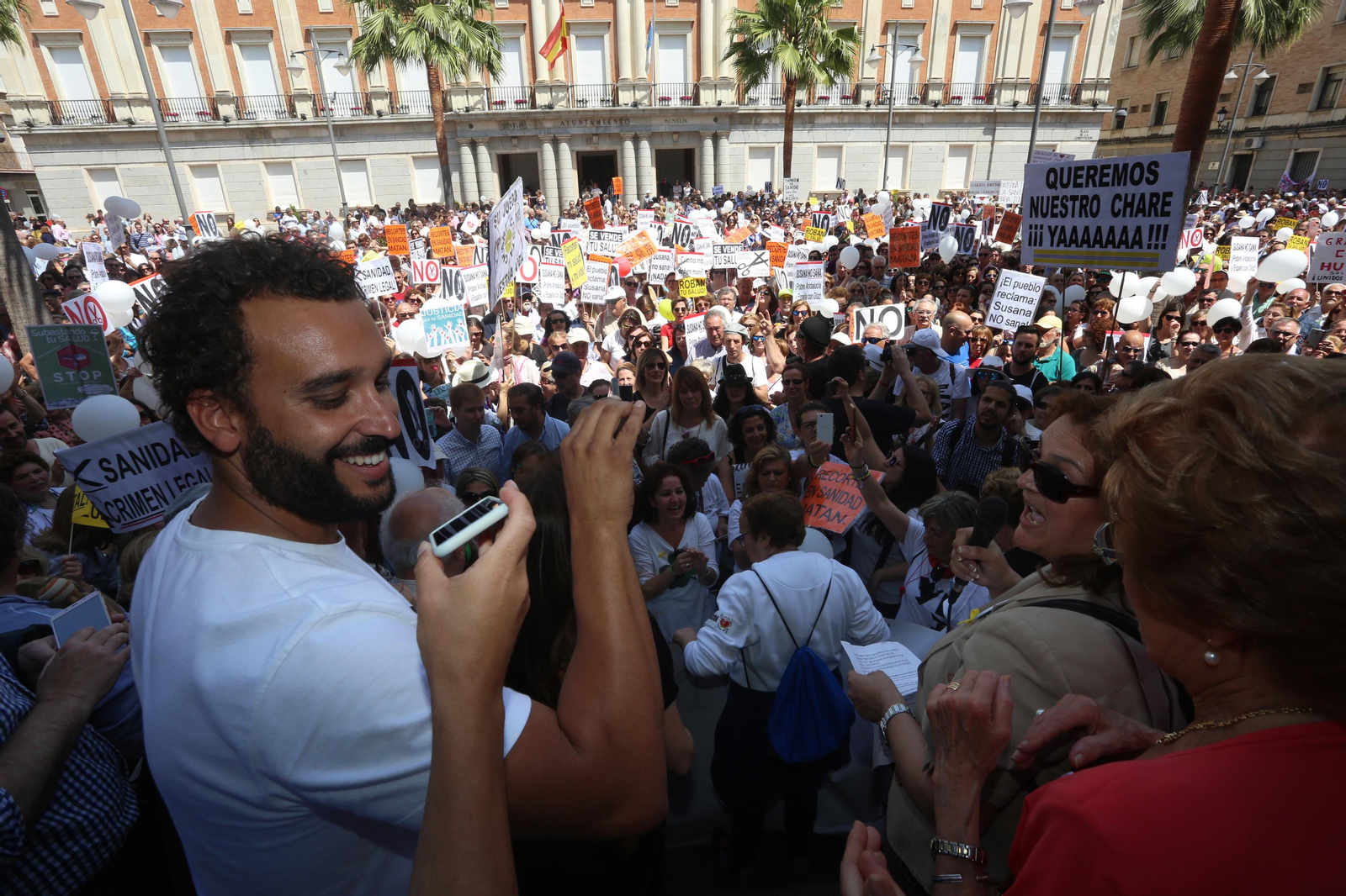 Las Imágenes de la Manifestación por una Sanidad Digna