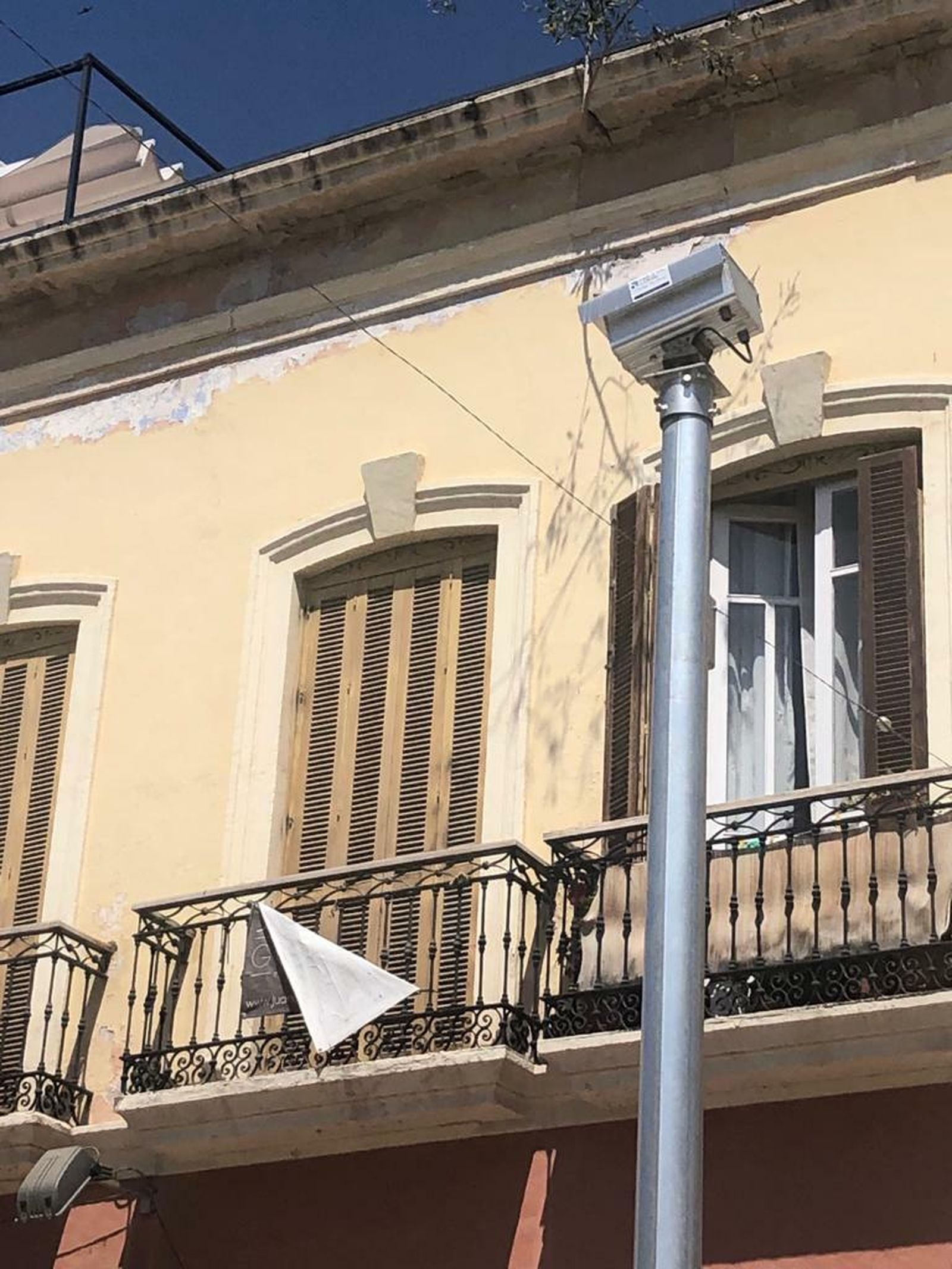 Lector de matrículas en calle Zaragoza