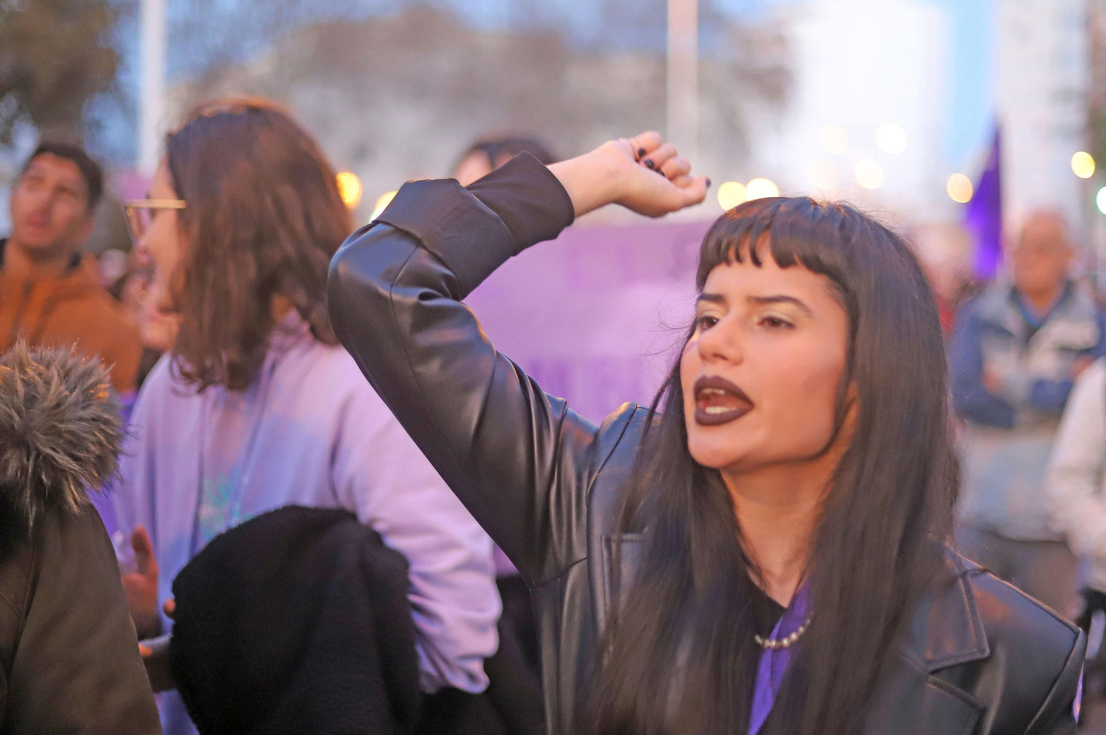 Imágenes de la manifestación del 8 de marzo, Día Internacional de la Mujer