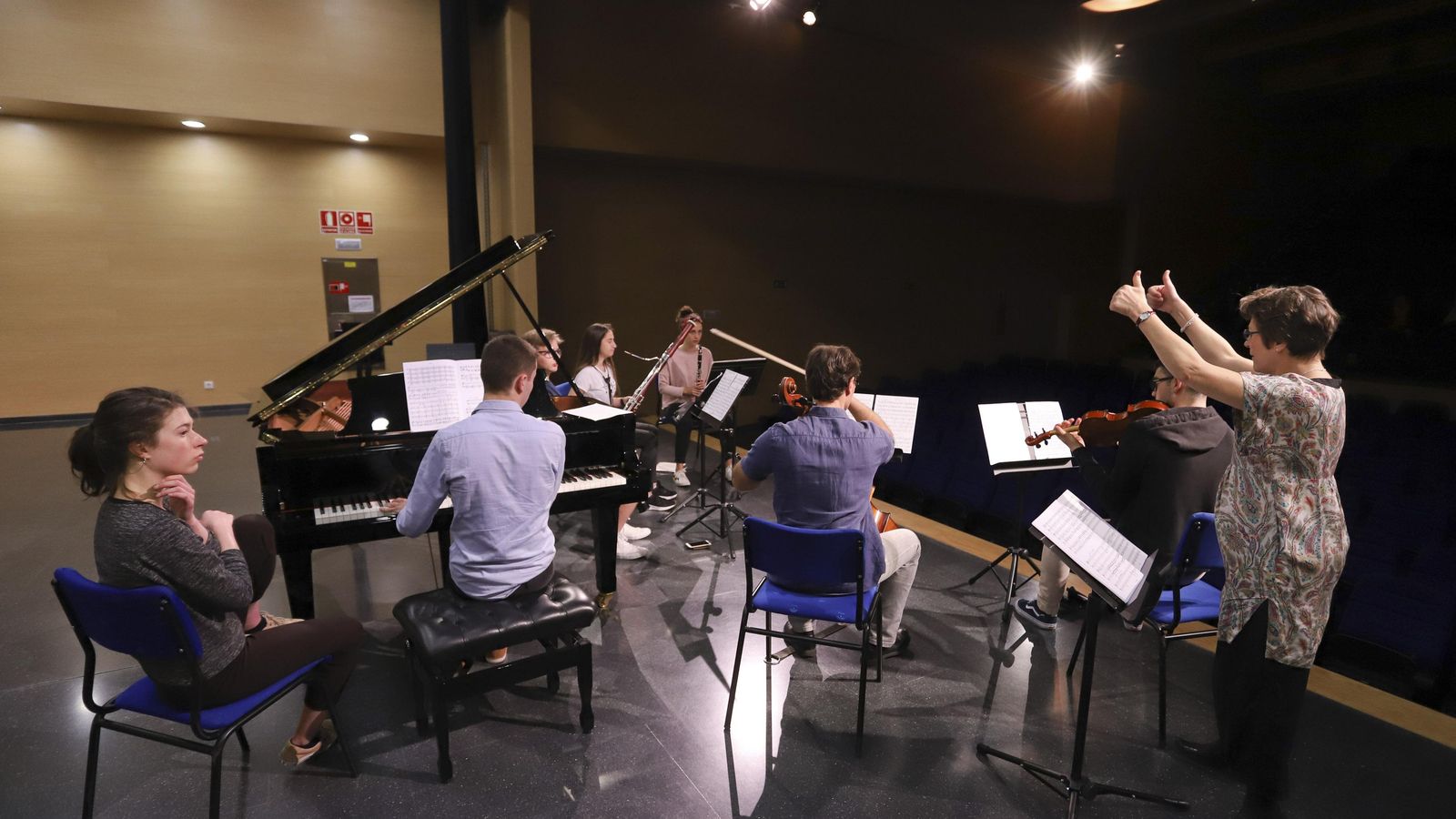 Uno de los ensayos de la composición 'Revista de Cocina'.