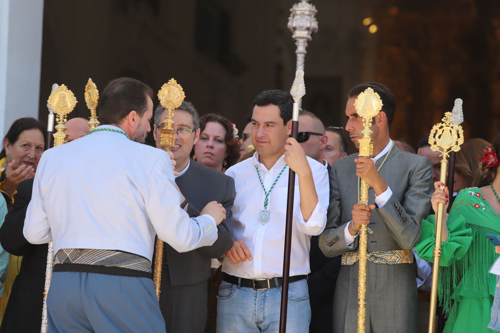 Imágenes de la presentación de las  Hermandades filiales  del sábado en el Rocío