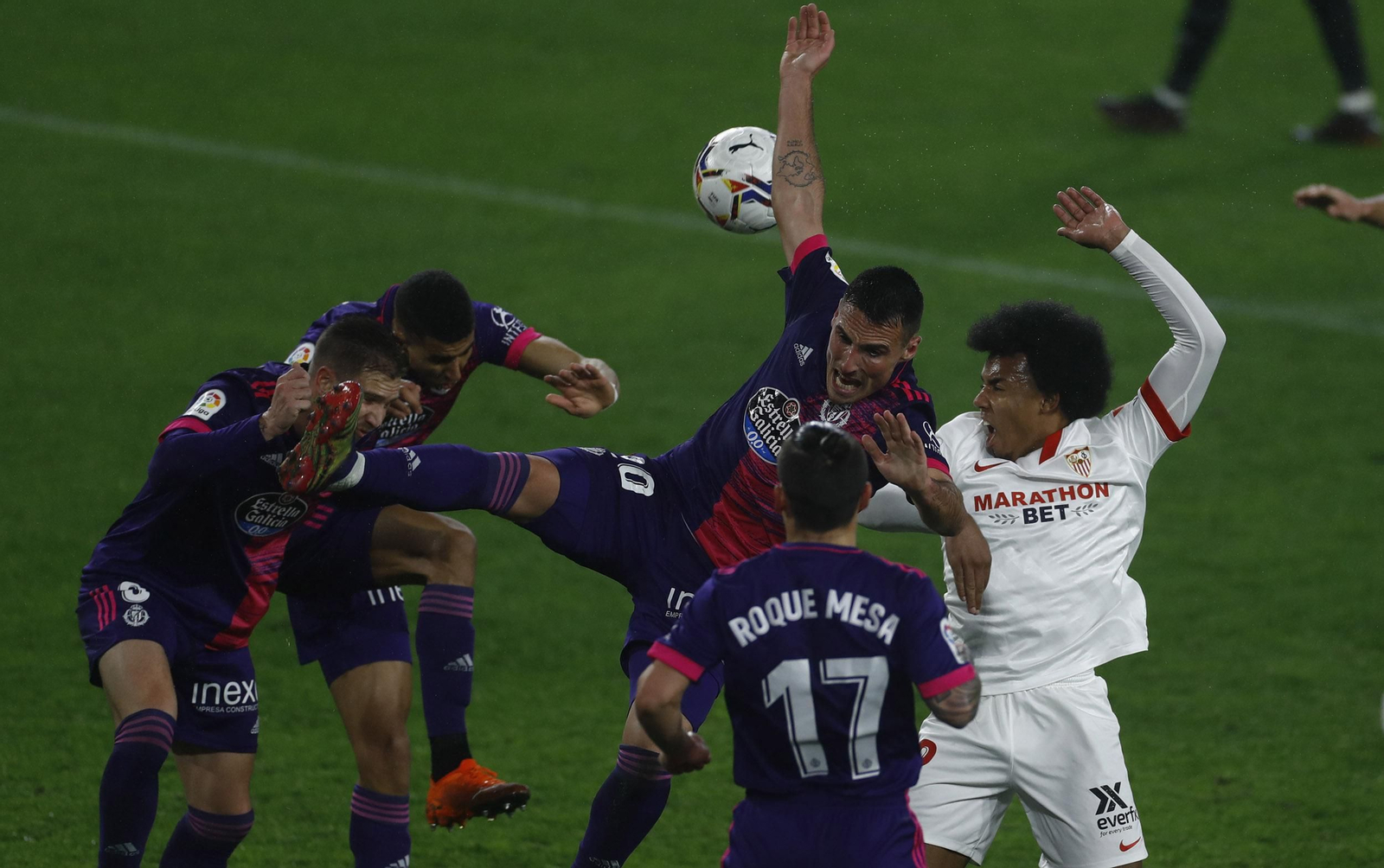 Las imágenes del Sevilla-Valladolid