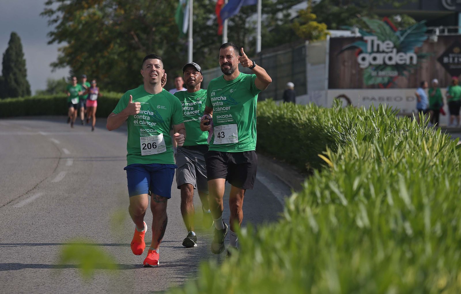 La II Carrera en marcha contra el cáncer celebrada en Algeciras, en imágenes.