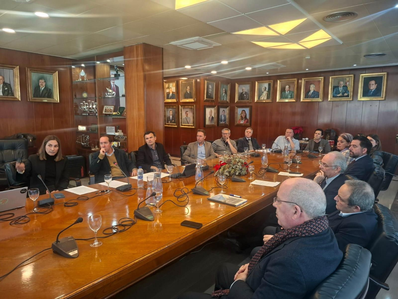 Un momento de la presentación del Plan Estratégico de la Zona Franca de Cádiz.