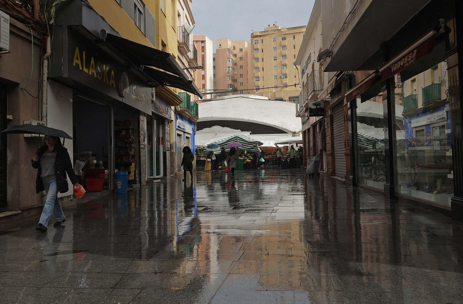 Fotos de los efectos de la borrasca Herminia en Algeciras