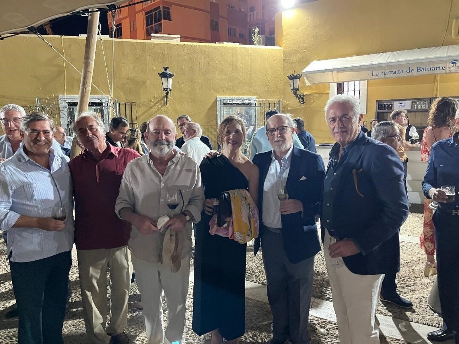 Fernando Estrella, Pepe Vázquez, Fermín Moral, Lourdes Acosta, Ignacio Moreno y Manolo Jiménez.