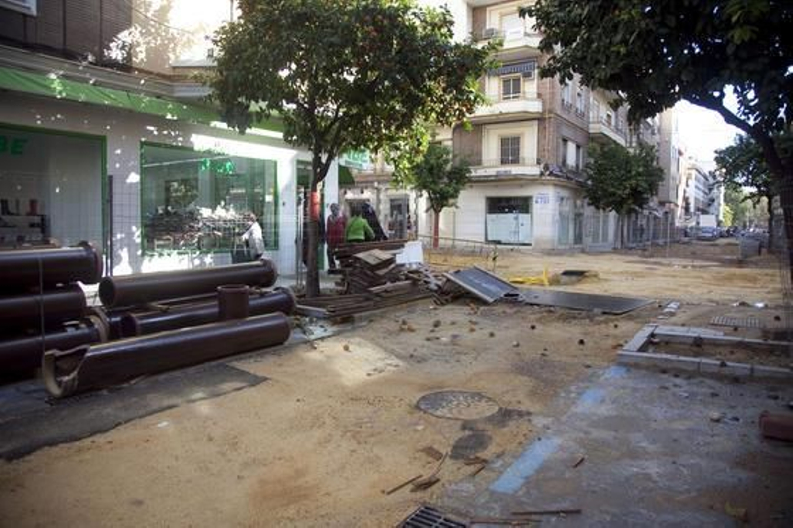 Aspecto de las obras de Asunción.

Foto: Jaime Martínez