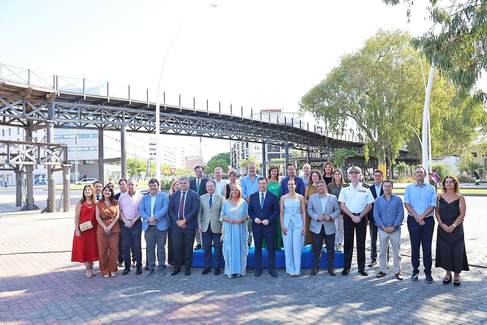 Inauguración de la unión del muelle de la Río Tinto en Imágenes
