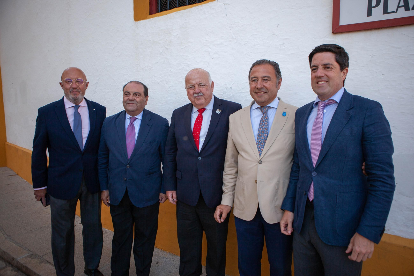 José Antonio Hinojosa, Javier Gómez, Jesús Aguirre, Ricardo Sánchez y Luis Fernando Rodríguez
