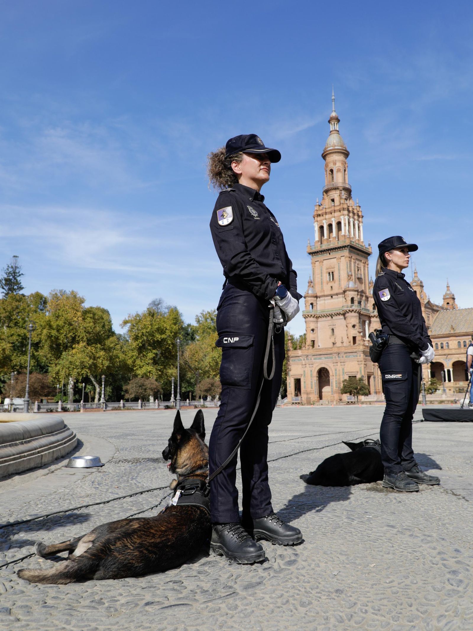 Plaza de España. Día de la Policía Nacional