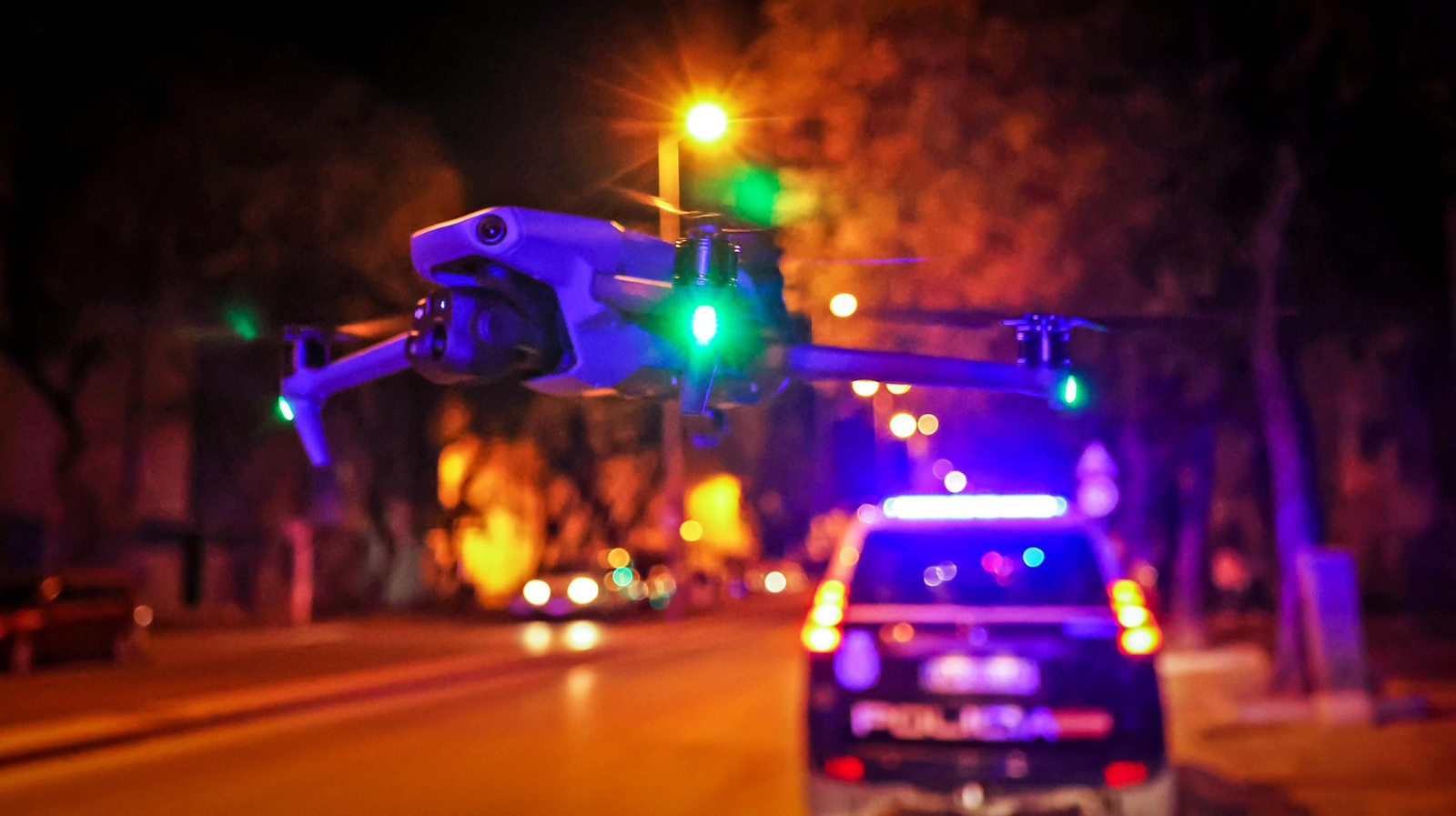 Fuerte dispositivo policial y  drones vigilan la Zona Sur de Jerez