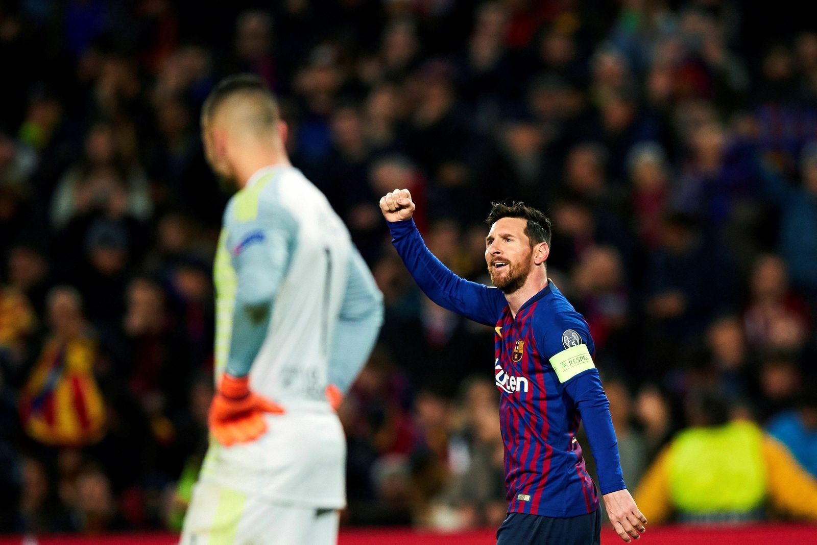 Las imágenes del Barcelona-Olympique de Lyon de Champions