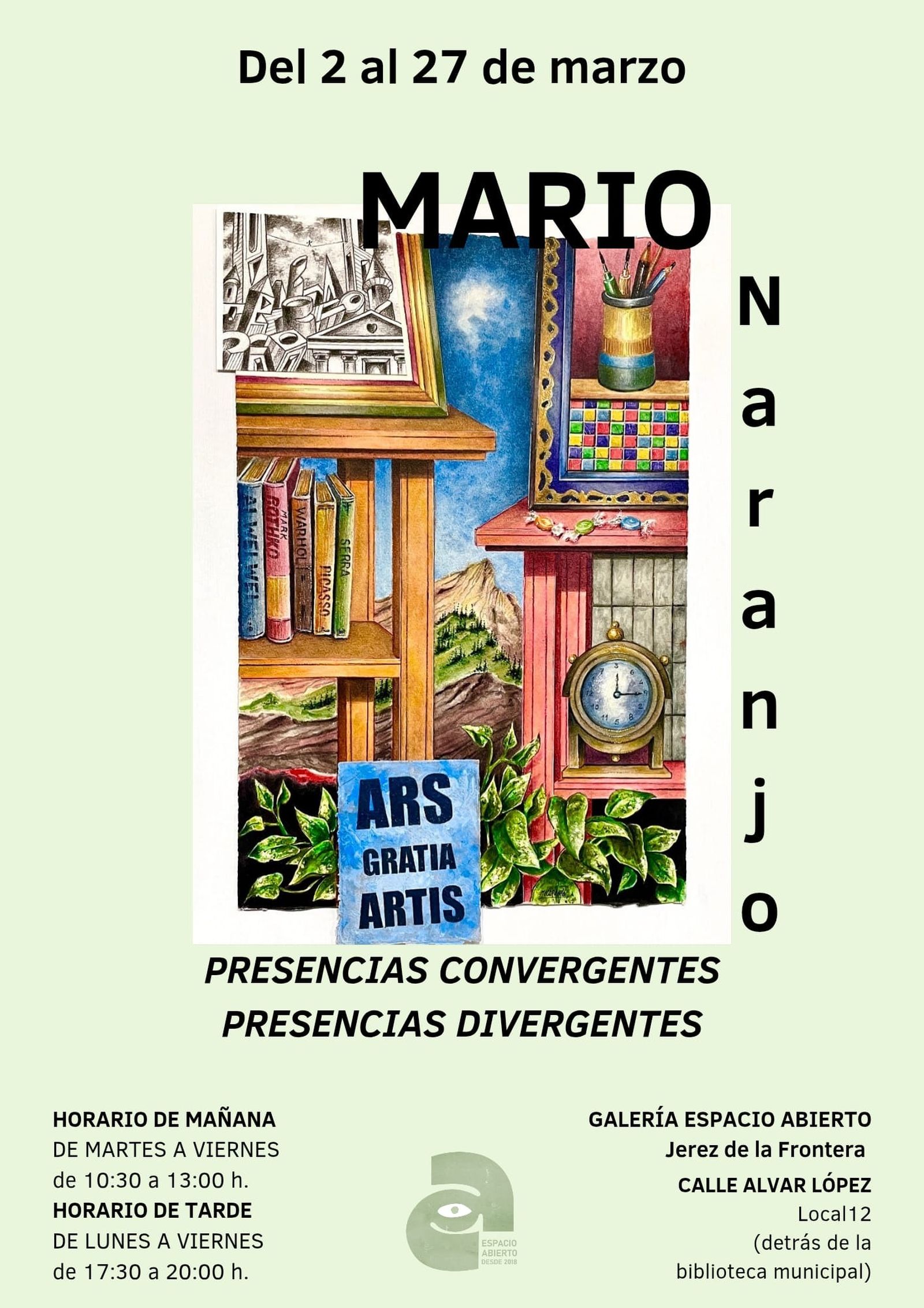 Cartel de la muestra.