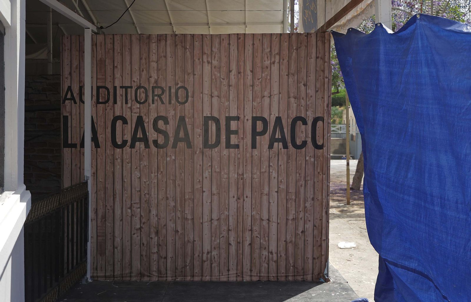 Fotos del montaje de la Feria Real de Algeciras 2025