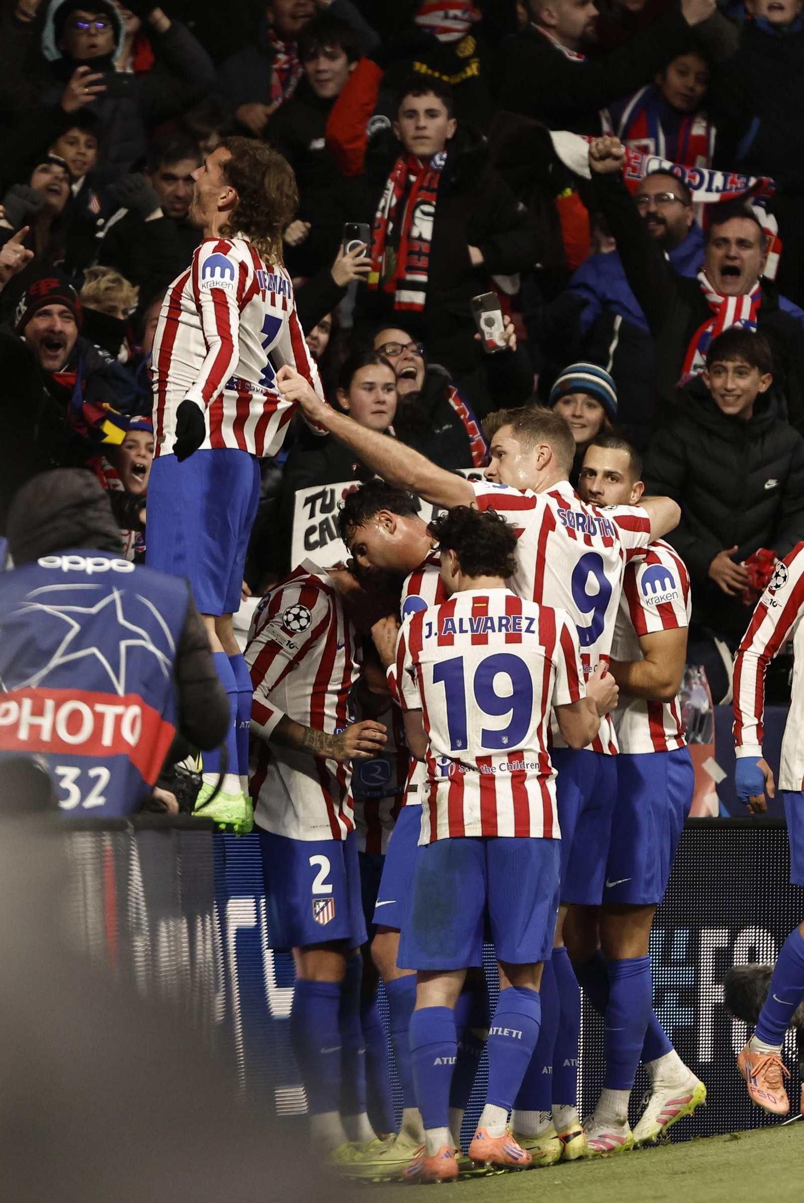 Las fotos del Atlético de Madrid-Inter