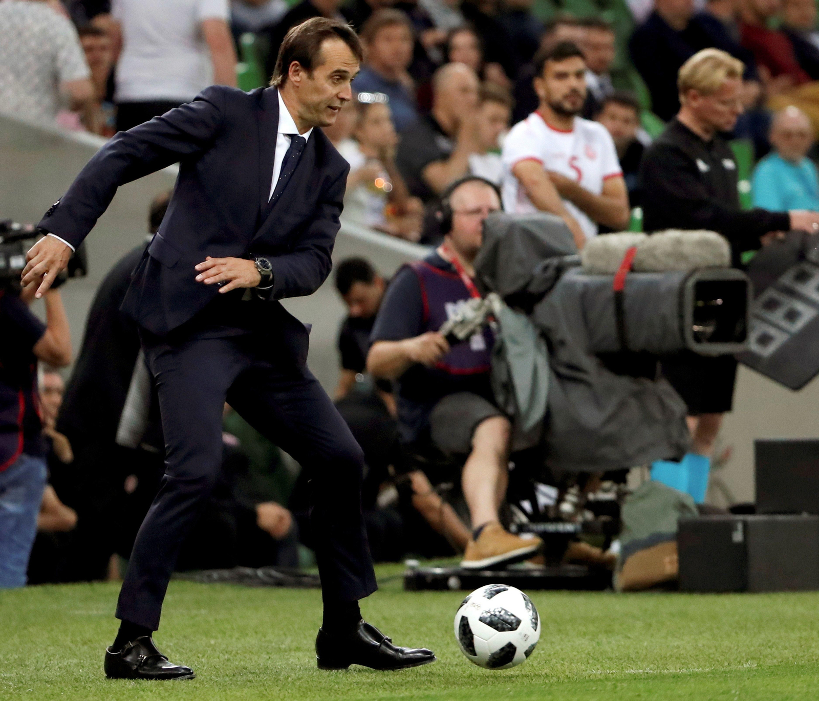 Las imágenes del España-Túnez